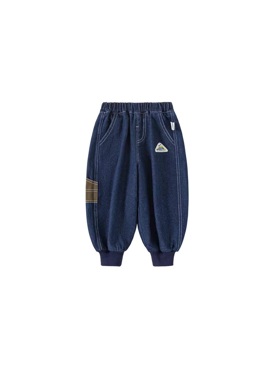 Quần bé trai INSbobo mùa thu quần jean trẻ em 2025 kiểu mới xuân thu quần dài bé siêu thời trang quần áo trẻ em