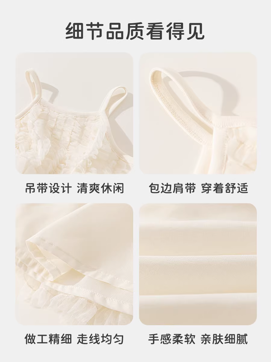 INSbobo váy trẻ em váy bé gái một tuổi váy mùa hè váy công chúa trẻ sơ sinh váy lưới váy mùa hè