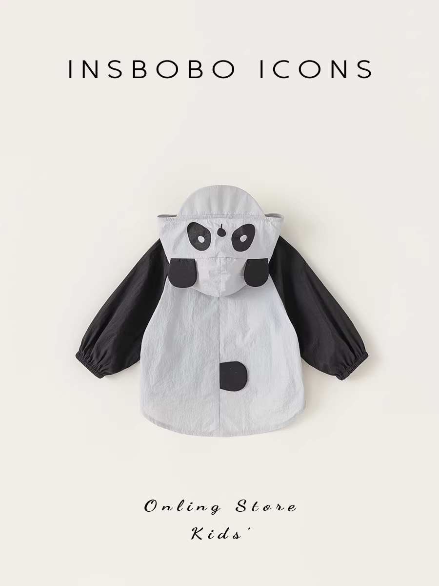 Quần áo chống nắng INSbobo cho bé trai 2025, mẫu mới mùa hè, chất liệu mỏng, chống nắng UPF50+, quần áo mùa hè cho bé