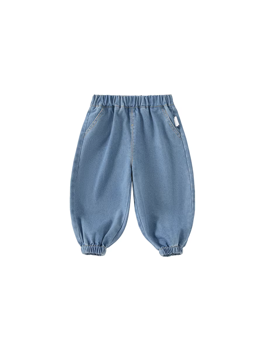 Quần trẻ em INSbobo bộ sưu tập thu đông 2025 quần jeans hoạt hình bé trai quần jogger bé trai