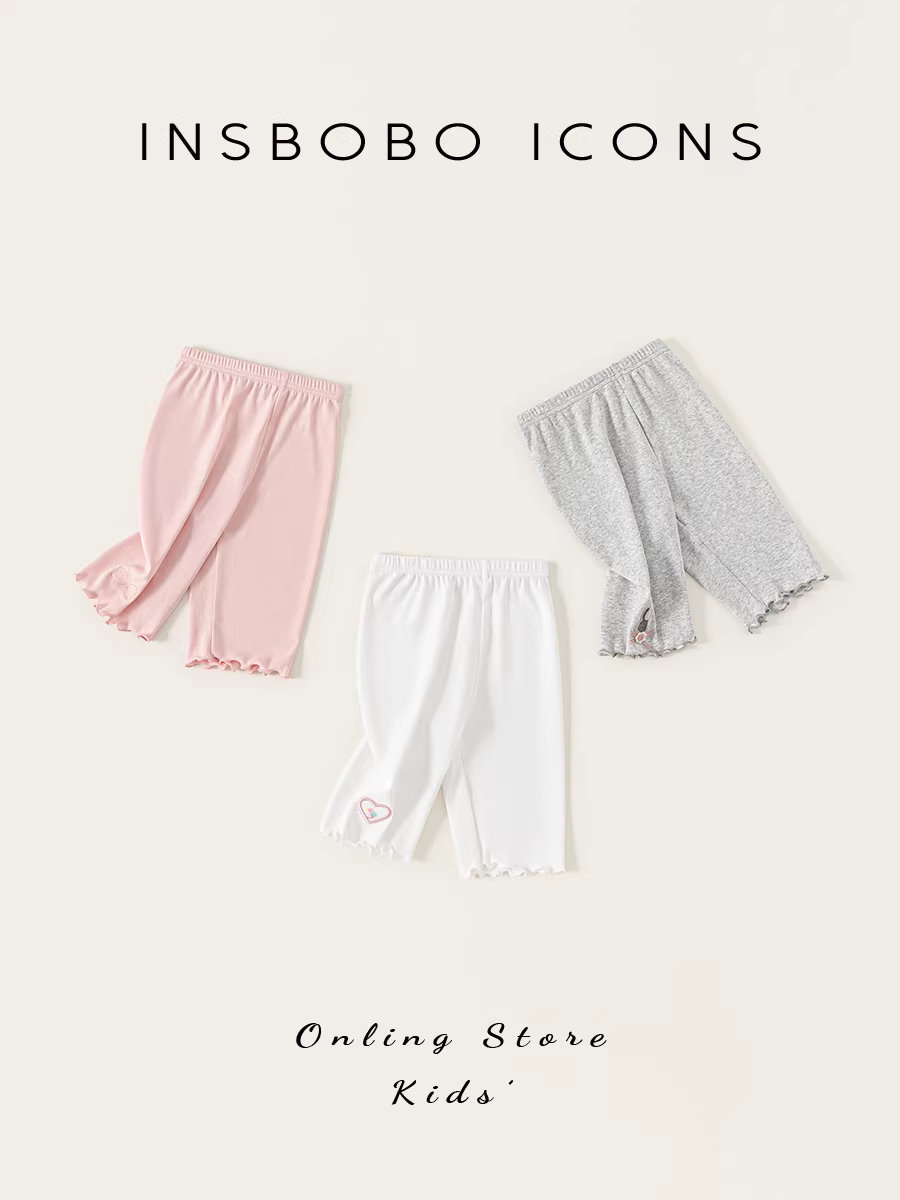 Quần bé gái INSbobo hè 2025, quần legging trẻ em mới, quần chống muỗi hè cho bé gái, quần áo trẻ em thời trang