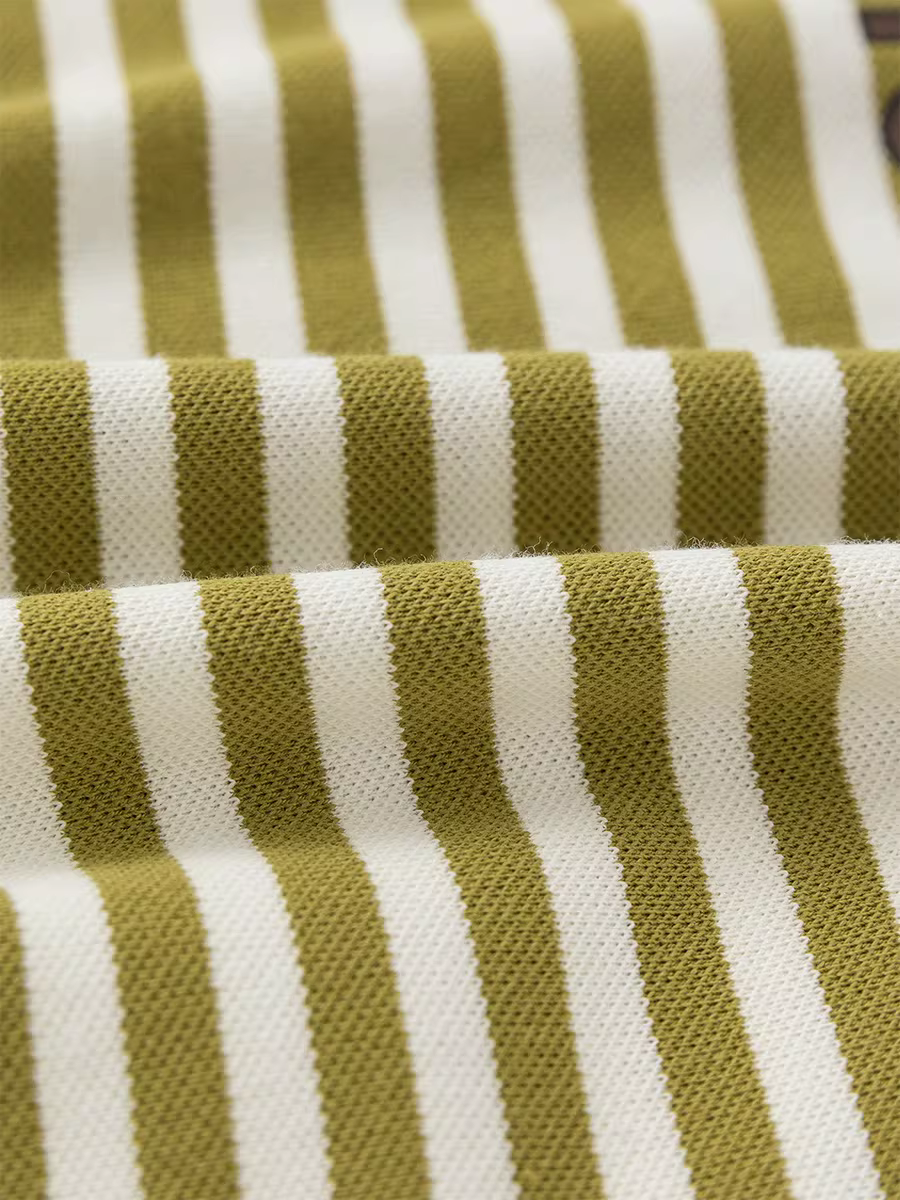 Bộ quần áo hè INSbobo cho bé trai 2025, bộ đồ liền thân kẻ sọc hai mảnh, bộ đồ mùa hè cho bé