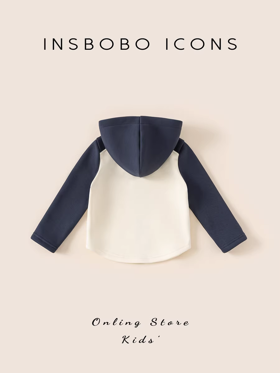 Áo khoác bé gái INSbobo thu đông kiểu mới lót lông cừu 2025 áo trẻ em quần áo mùa đông trẻ sơ sinh 7A kháng khuẩn