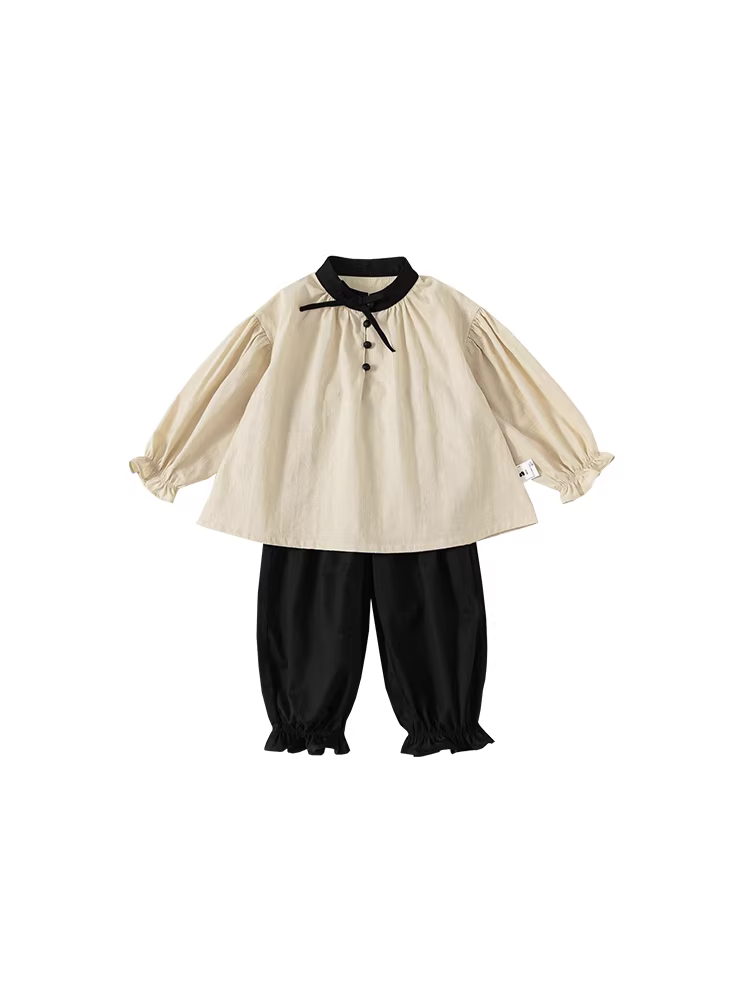 Bộ trang phục thu đông cho bé gái 2025, kiểu dáng thời trang và hợp xu hướng, bộ quần áo trẻ em cho mùa xuân và thu INSbobo