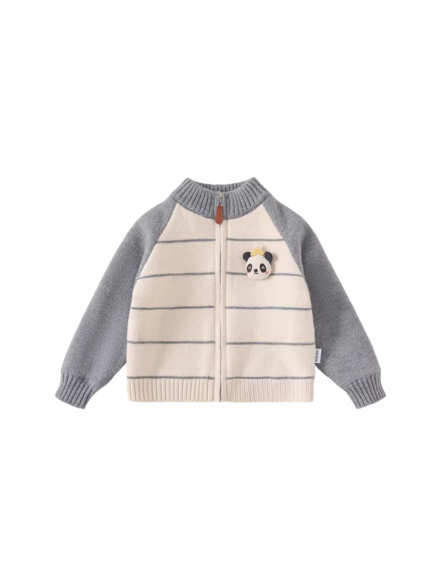 Áo len bé trai INSbobo mùa đông 2025, chất liệu dệt kim dày dặn, thời trang, áo ấm mùa đông cho bé trai