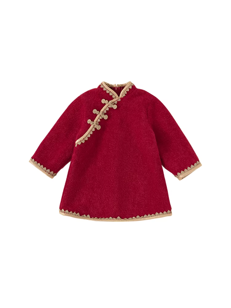 Váy Hanfu cho bé gái một tuổi, trang phục anh chị em cho bé trai, trang phục anh chị em, váy bé gái, trang phục Tang cho bé trai, quần áo mùa đông kiểu Trung Quốc mới