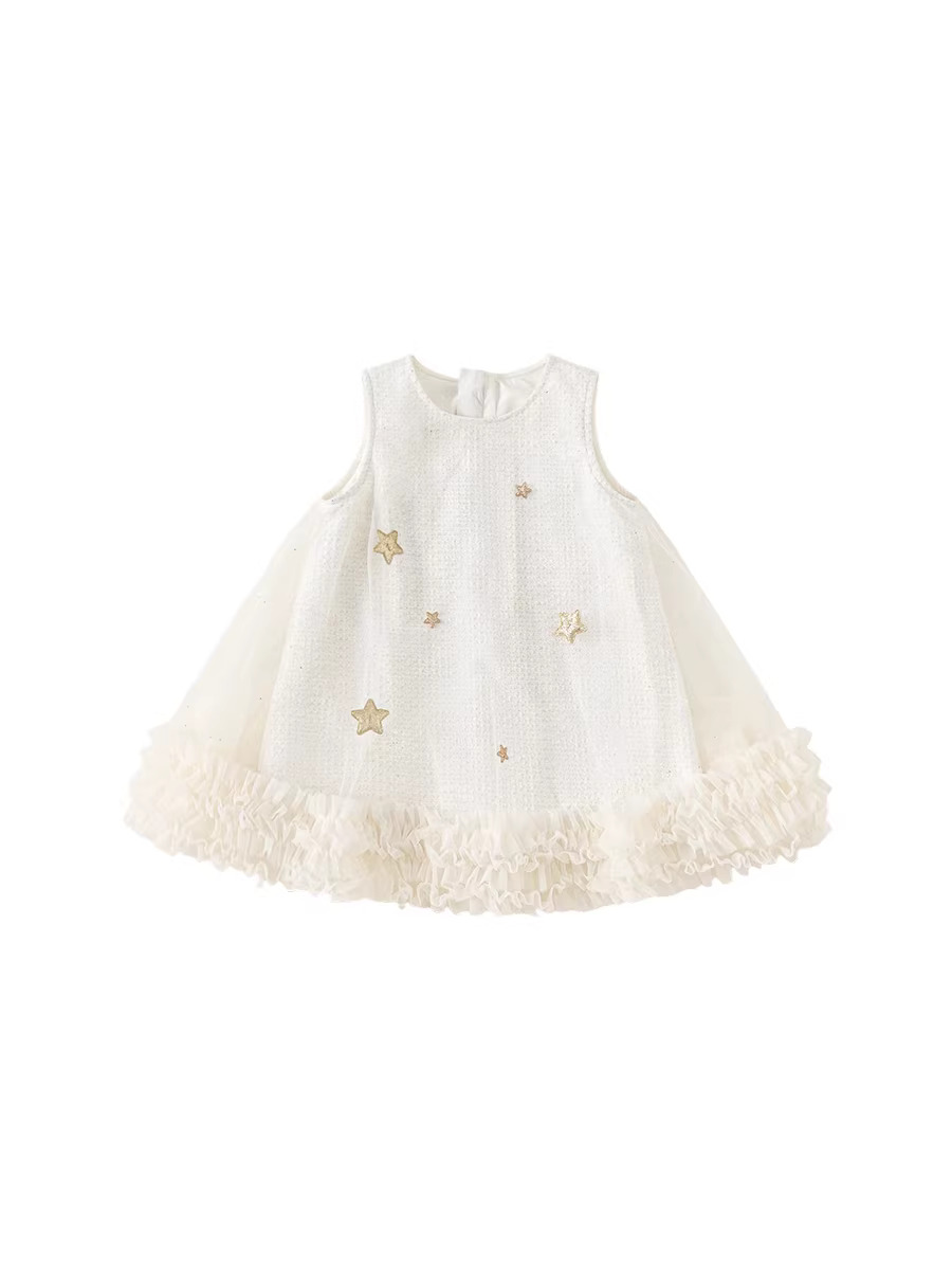 Váy bé gái INSbobo xuân thu 2025, váy lưới trẻ em mới, trang phục mùa thu cho bé, váy công chúa, quần áo trẻ em thời trang