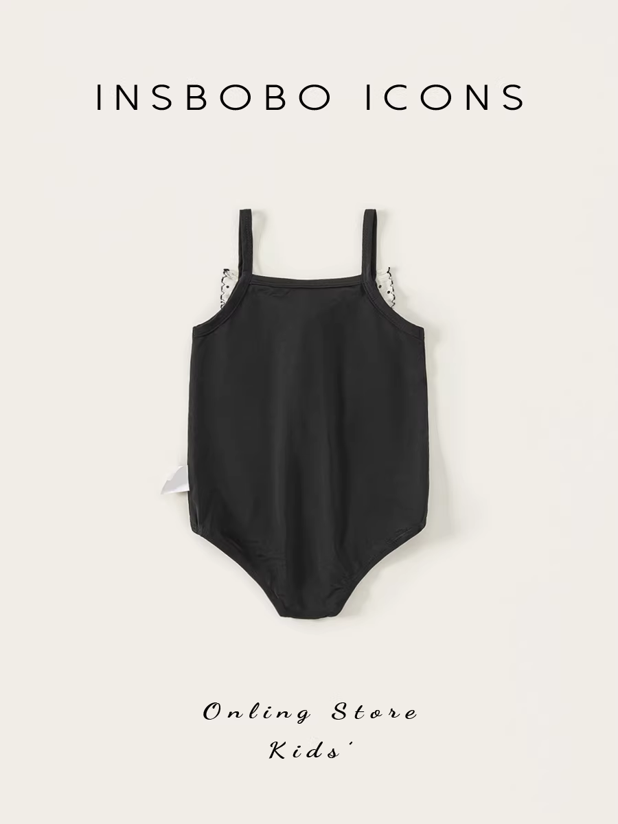Đồ bơi bé gái INSbobo, thời trang hè 2025, kiểu mới, bộ đồ bơi trẻ em, trang phục mùa hè sớm hợp thời trang