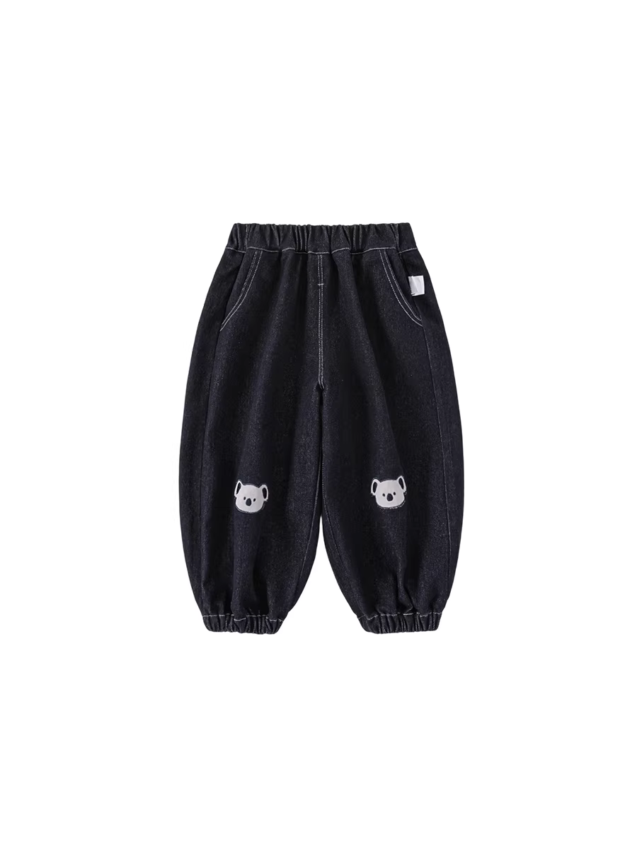 Quần bé trai INSbobo kiểu mới xuân thu 2025, quần jean bé trai, quần jogger trẻ em, quần áo mùa thu trẻ em