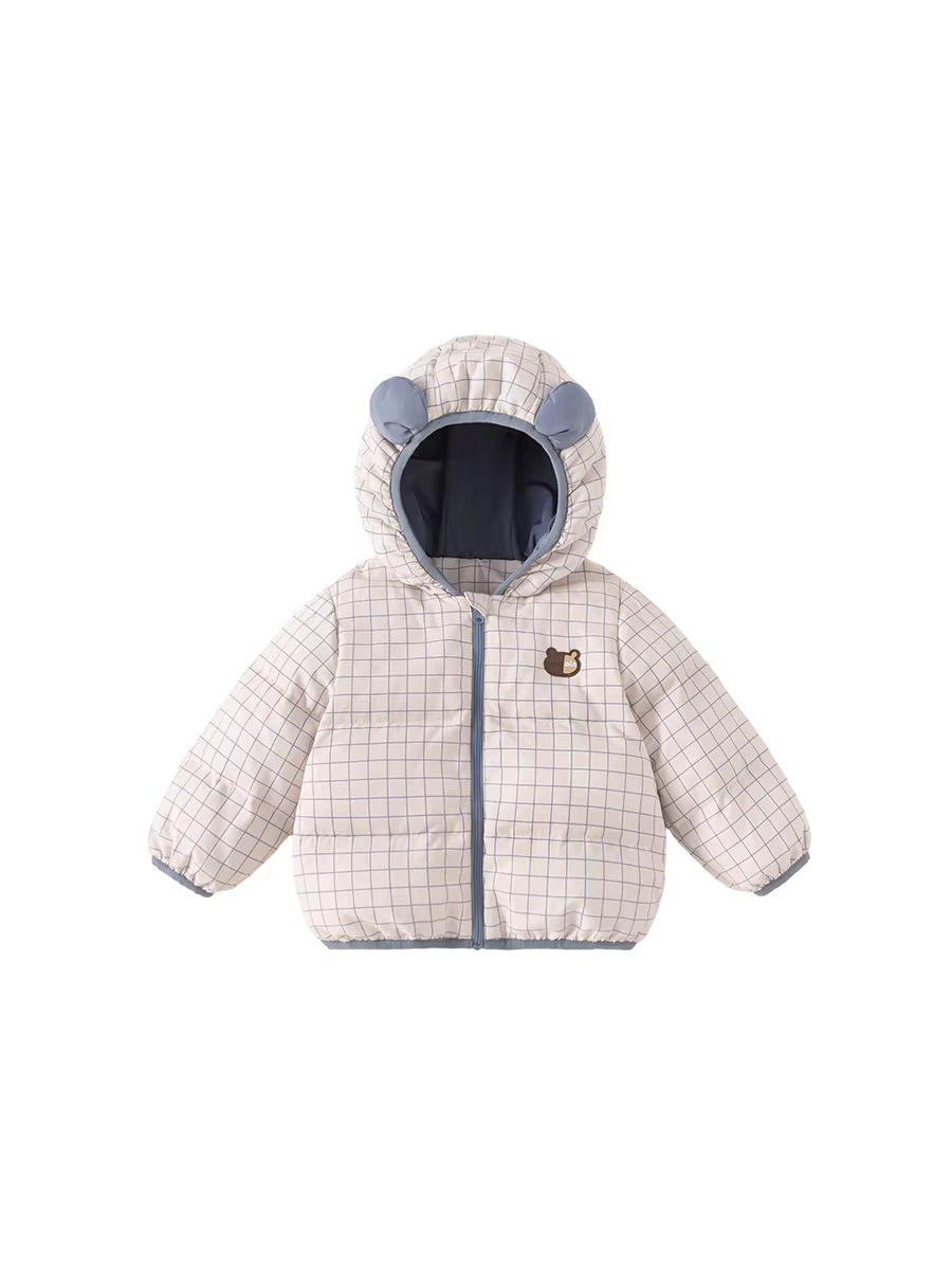 Áo khoác phao bé INSbobo mùa đông 2025 kiểu mới áo bé trai áo khoác ngoài giữ ấm mùa thu đông