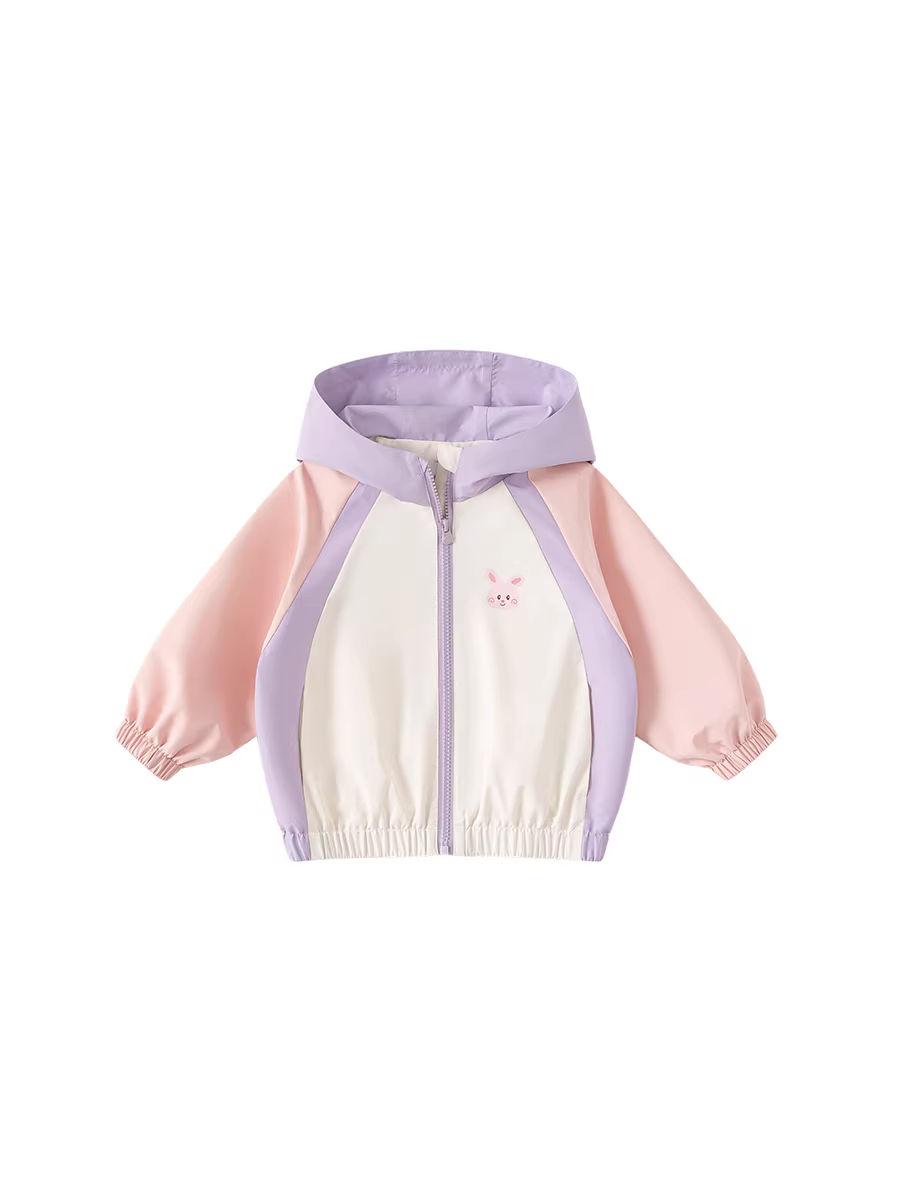 Áo khoác bé gái INSbobo mặc đầu thu 2025, áo khoác có mũ trẻ em mới mùa thu, quần áo trẻ em thời trang