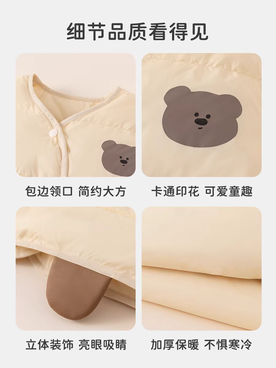 Áo khoác phao INSbobo cho bé trai mùa đông 2025, áo khoác phao trẻ em mới, áo lót phao cho bé gái, thời trang mùa đông