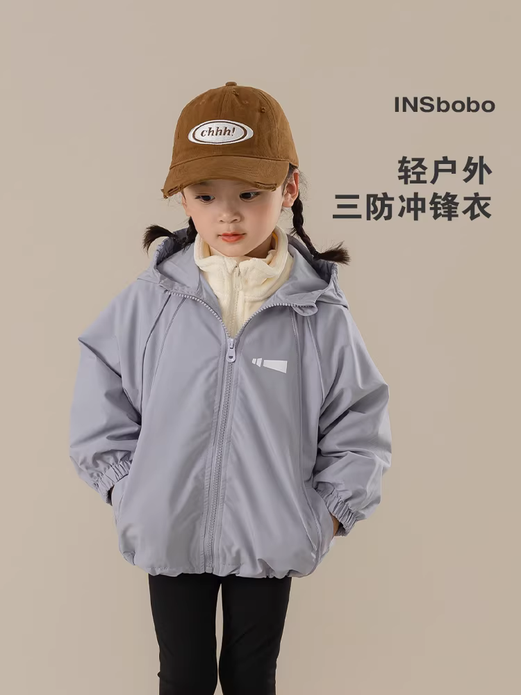 Áo khoác ngoài cho bé gái, áo khoác bé gái, kiểu mới mùa đông 2025, quần áo cotton mùa thu đông cho trẻ em, áo bé gái, ba trong một
