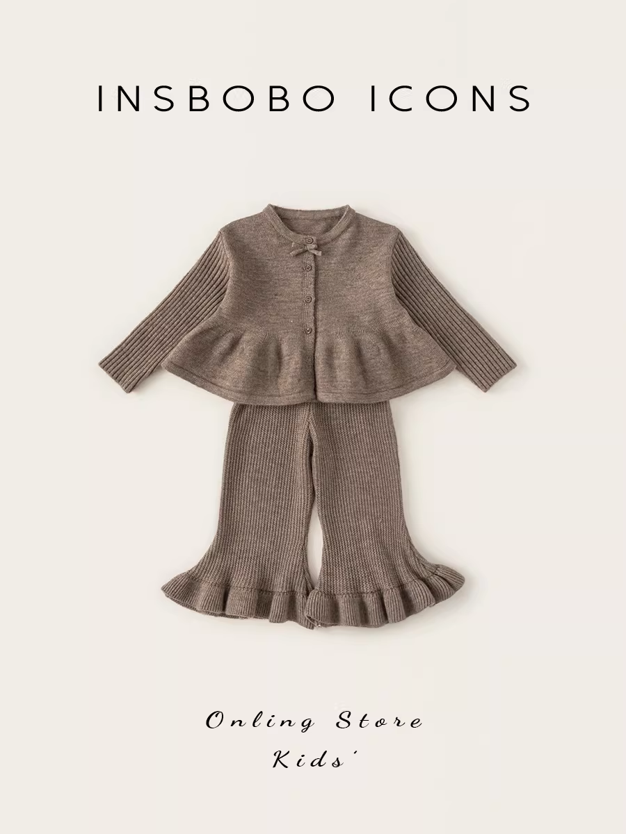 Bộ đồ thu đông bé gái, trang phục xuân thu bé gái 2025, thời trang thu mới, quần áo bé gái sành điệu, quần áo trẻ em, trang phục thời thượng cho bé gái