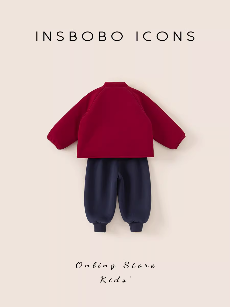 Đầm Hanfu INSbobo cho bé gái xuân thu 2025, trang phục sinh nhật 1 tuổi, bộ đồ Tang phục thu đông cho bé trai sinh nhật 1 tuổi