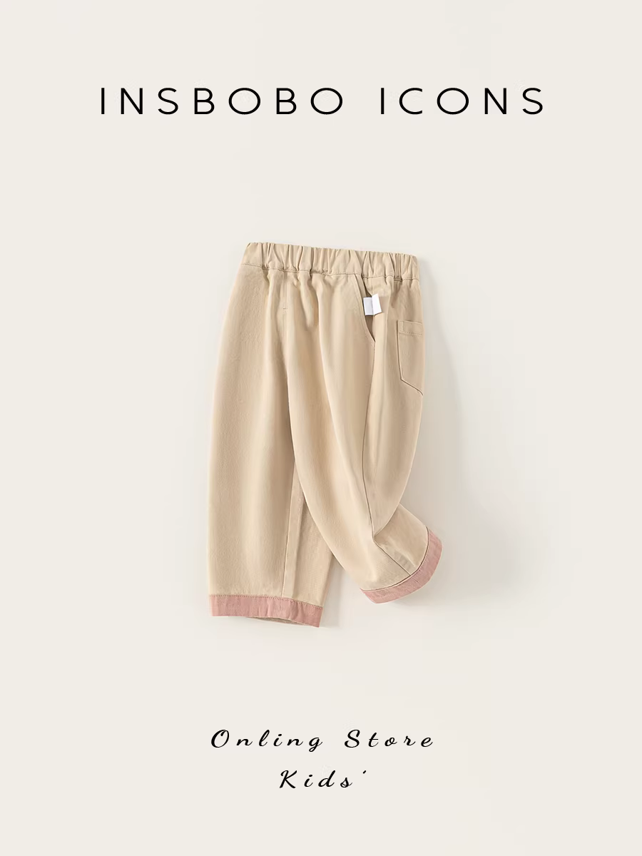 Quần bé gái INSbobo thu đông 2025, quần trẻ em thường ngày, quần dài bé, trang phục đầu thu, quần áo trẻ em thời trang