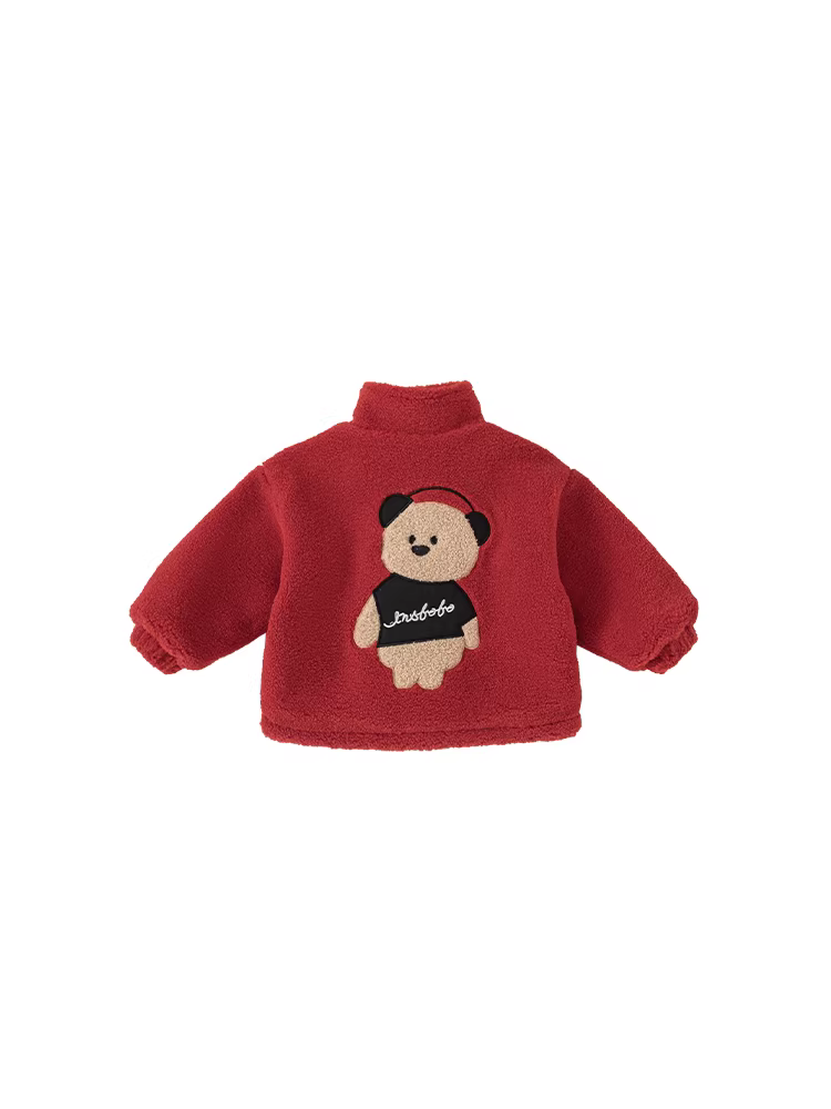 Áo khoác ngoài trẻ em kiểu mới 2025, áo khoác bông bé gái màu đỏ mùa đông, quần áo bông bé trai, quần áo trẻ sơ sinh, áo khoác lót bông, quần áo trẻ em