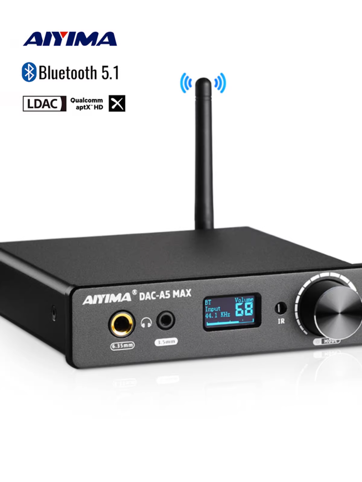 Bộ giải mã âm thanh HIFI AIYIMA/Ai Yinman DAC-A5MAX ES9018k2M QCC5125