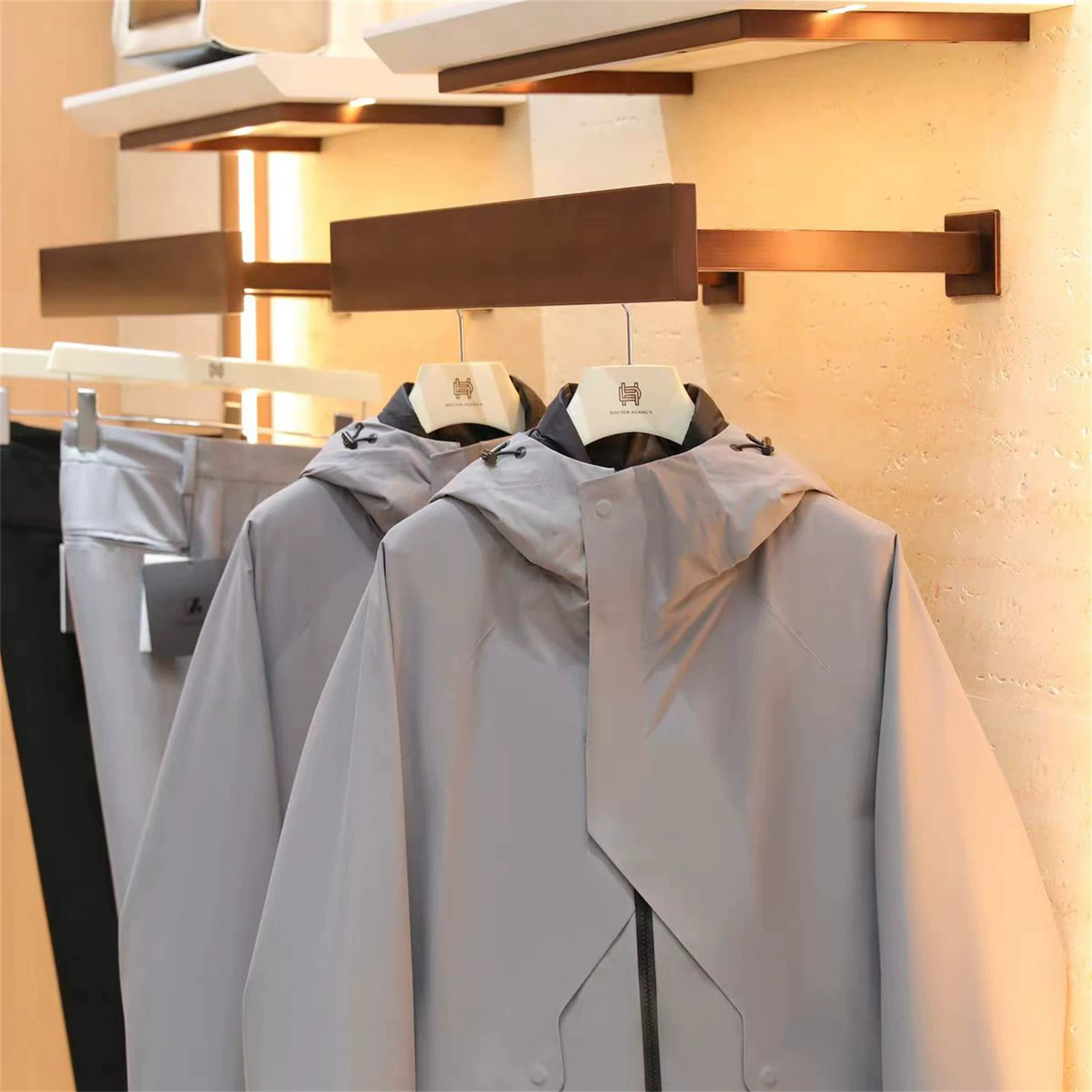 Áo khoác phao dày 90% lông ngỗng Don Quixote! Phong cách đô thị năng động! Áo khoác phao nam dày dặn ấm áp có mũ trùm đầu mùa đông