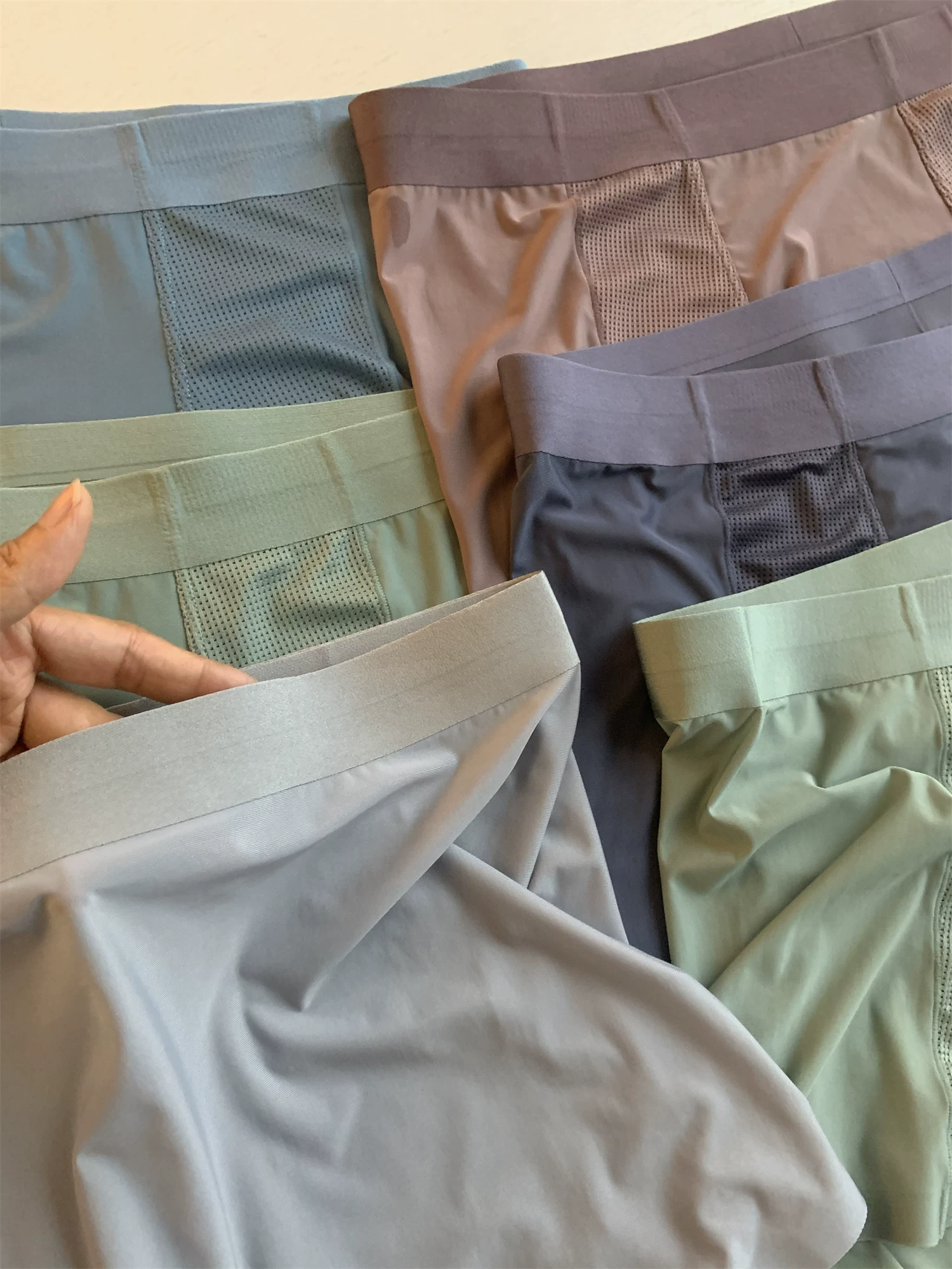 Don Quixote 【3-pack】 Quần lót boxer liền mạch thoáng khí bằng sợi tái chế dành cho nam giới