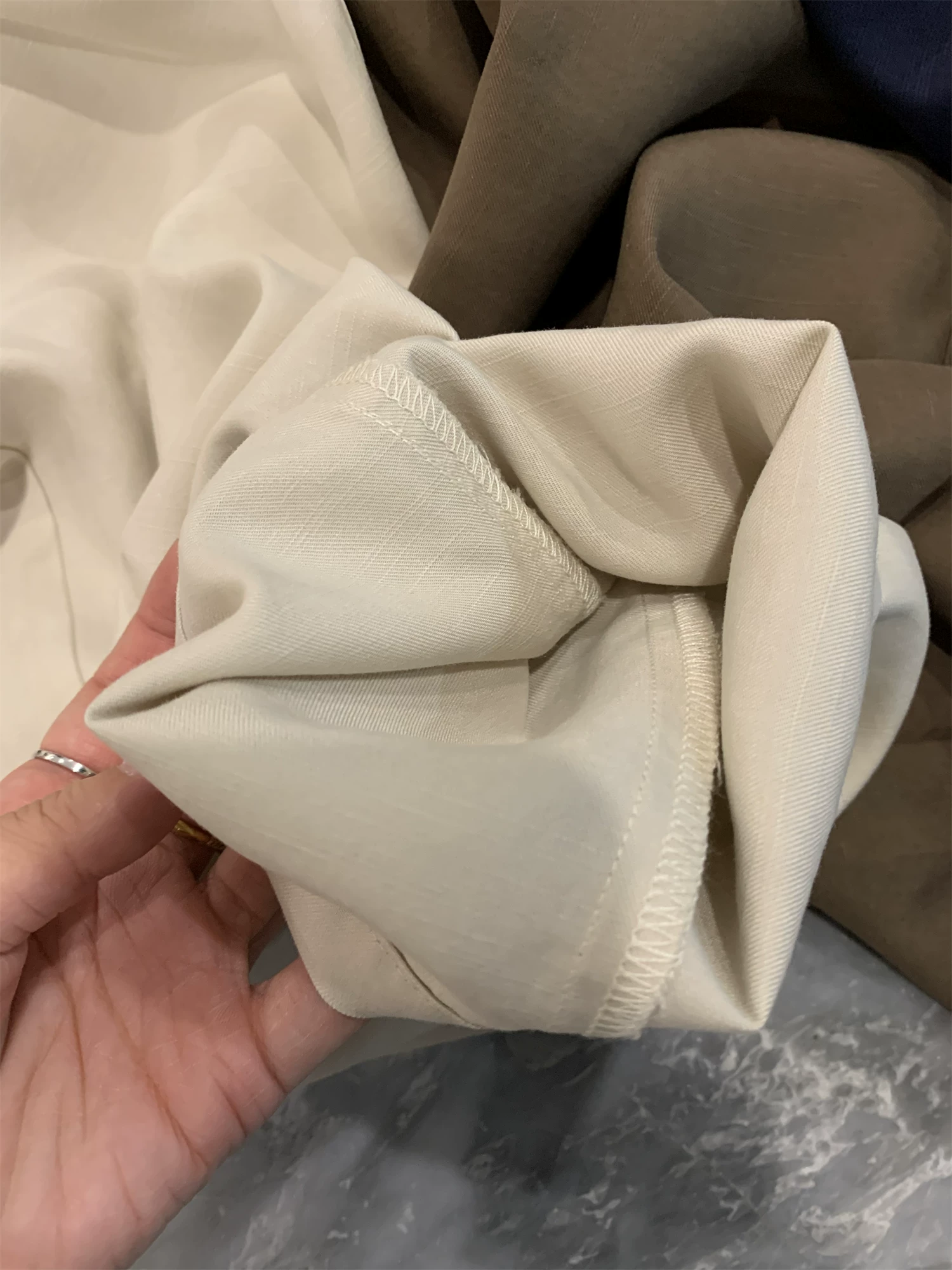 Phong cách tiền cổ Don Quixote! Vải lanh Tencel! Quần nam xu hướng mùa xuân/hè, thoáng mát, mềm mại, không nhăn.