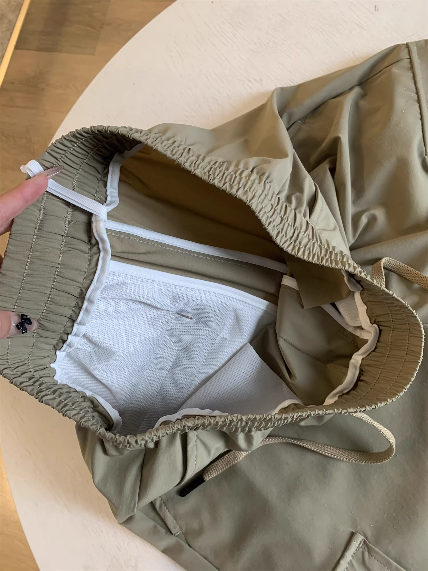 Vải làm mát công nghệ cao Don Quixote! Không thấm nước và thoáng khí! Quần công sở lưng thun co giãn dành cho nam mùa hè