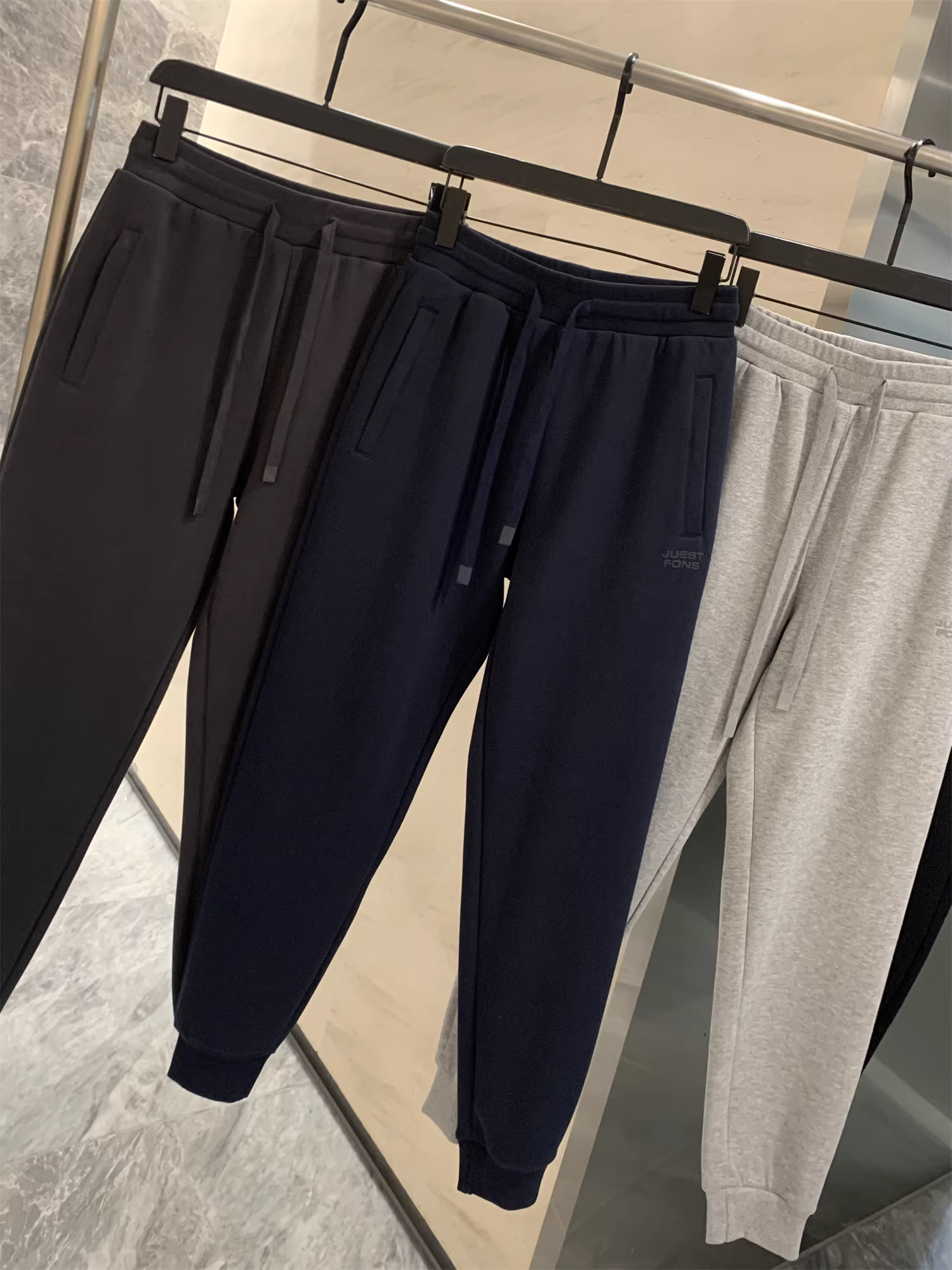 Don Quixote không đánh bắt lỗi người! Vải pique dệt theo yêu cầu, trọng lượng cao! Quần jogger thể thao đa năng, thoải mái dành cho nam.