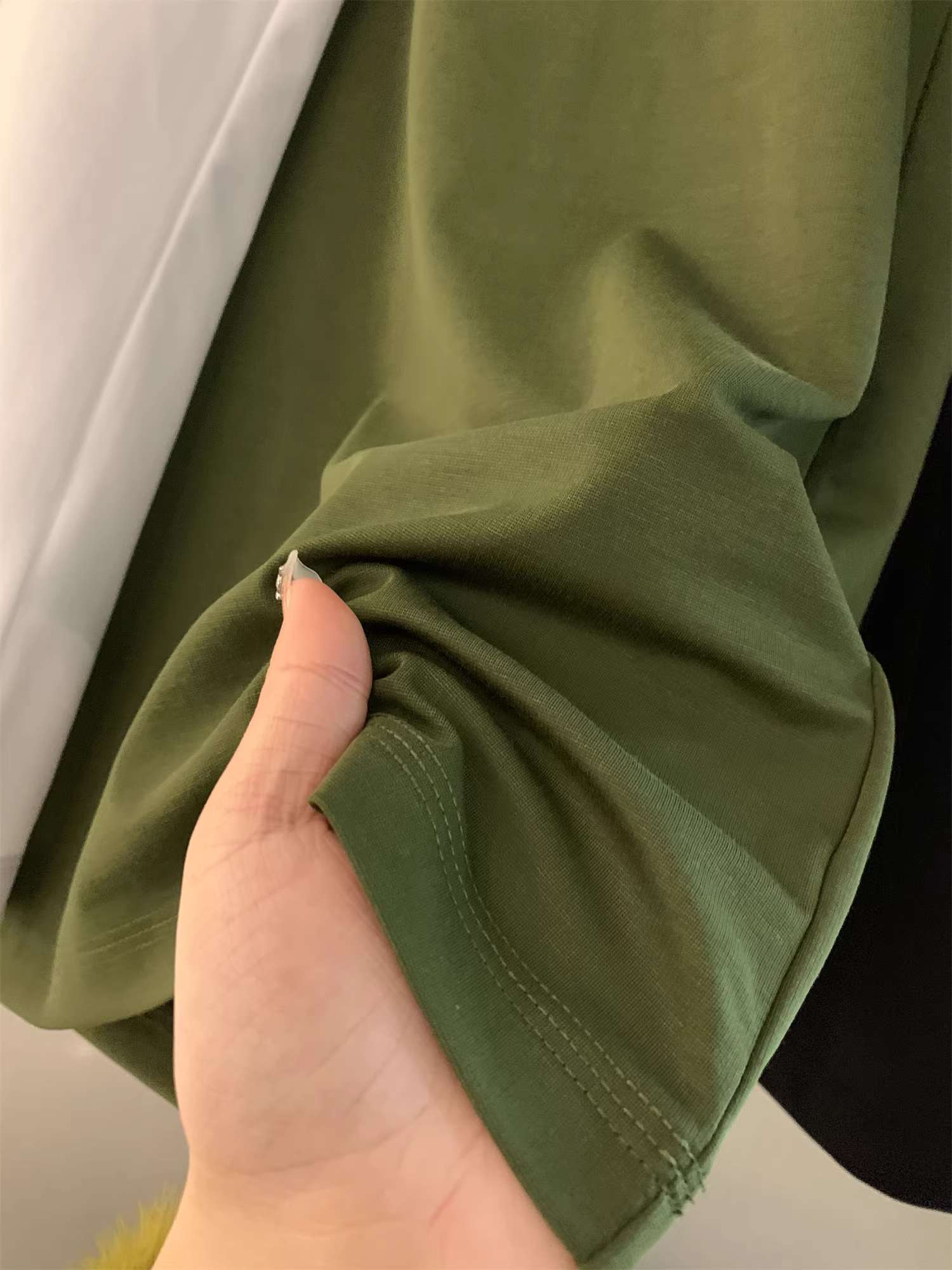 Áo thun tay ngắn nam nữ Don Quixote Light Luxury Scissors! Chất liệu Lyocell + Tơ tằm! Vải pha cao cấp 120S.