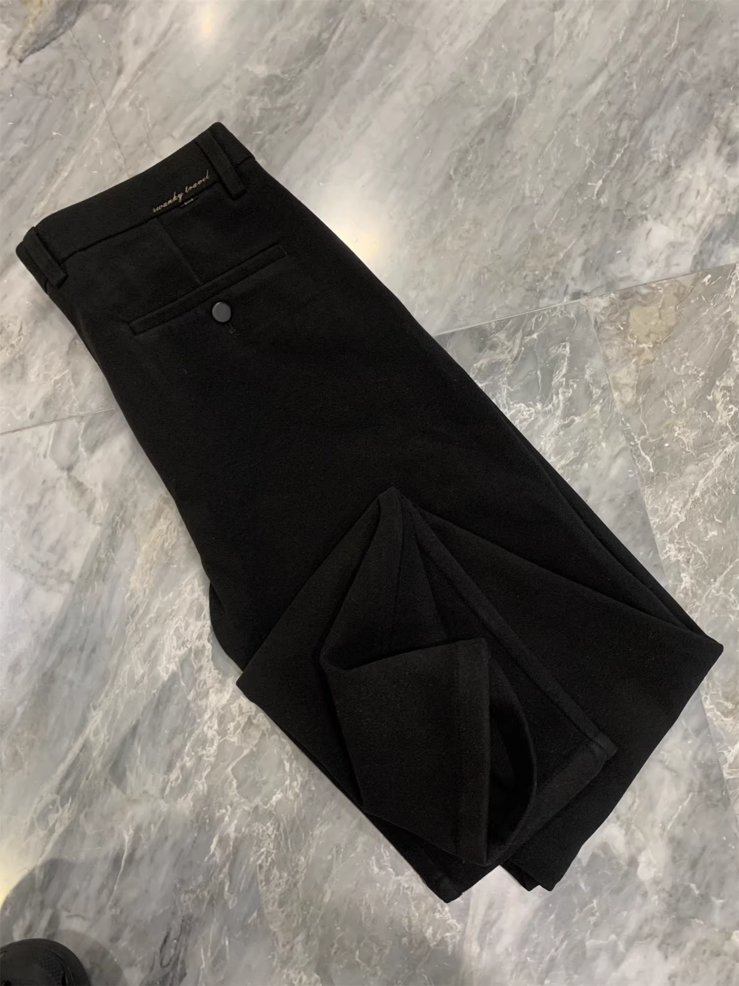 Ưu điểm của thương hiệu Don Quixote H! Chất liệu vải chải! Quần âu len thường ngày mùa thu đông mới dành cho nam.