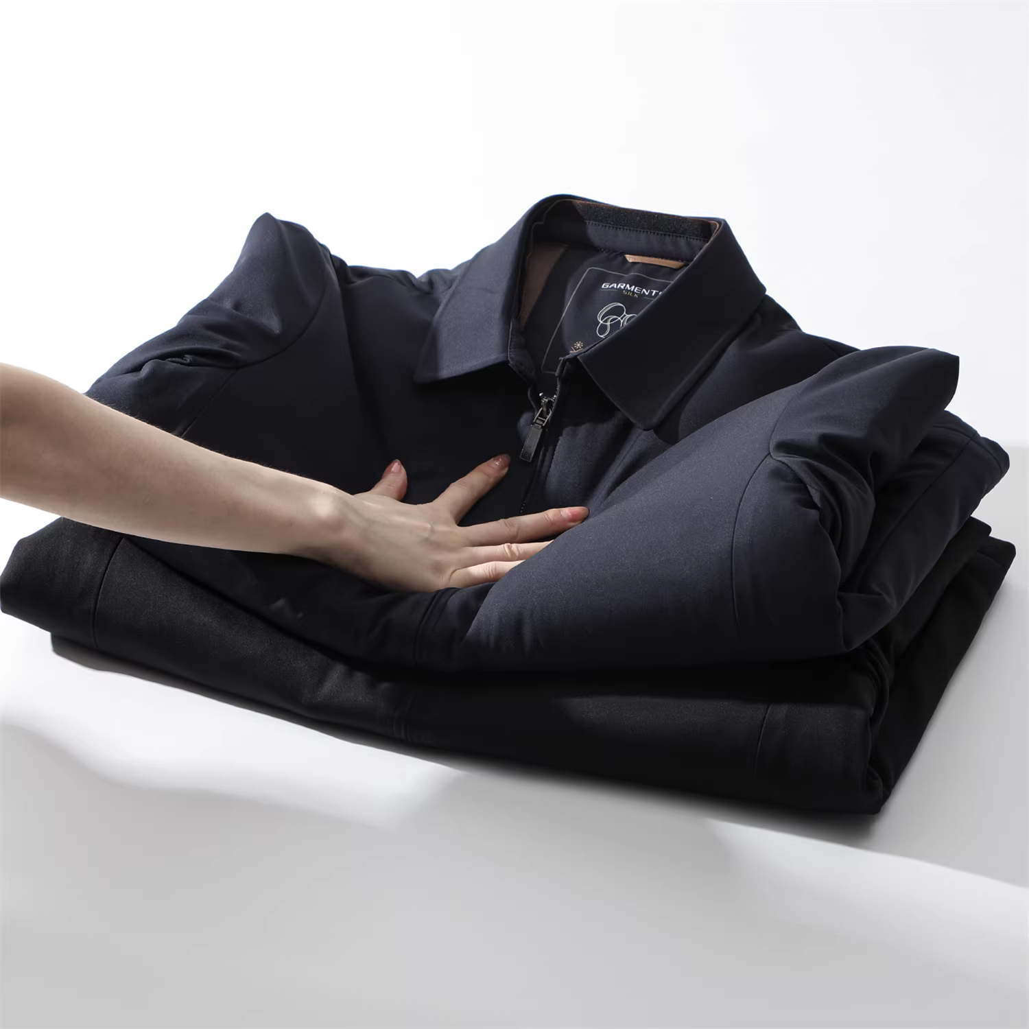 Dòng sản phẩm Don Quixote Executive! Chất liệu lụa! Áo khoác cotton ấm áp cao cấp dành cho nam mùa thu đông.