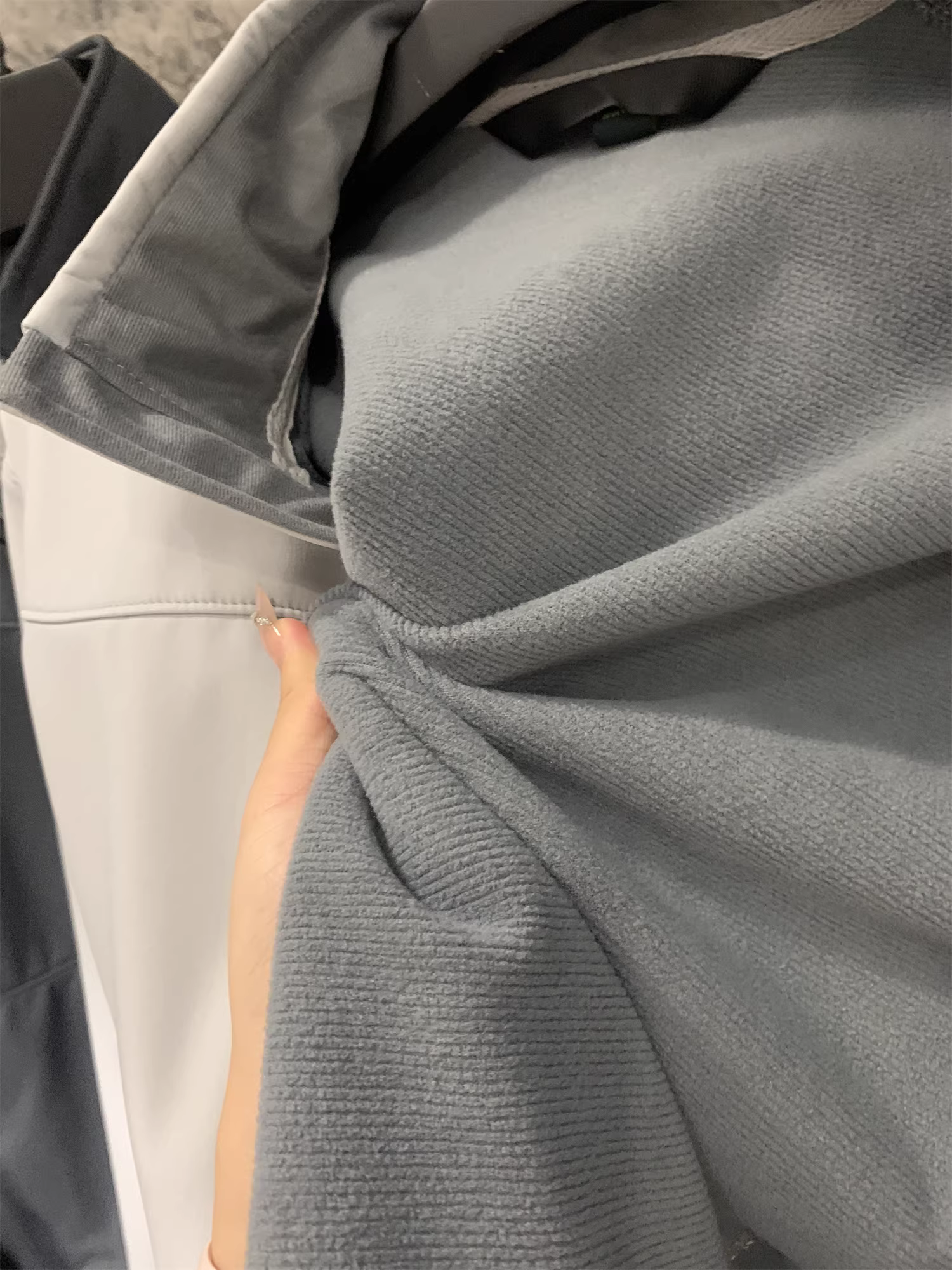 Don Quixote Giải trí ngoài trời! Áo khoác cổ đứng có lót lông cừu giữ ấm mùa thu đông dành cho nam.