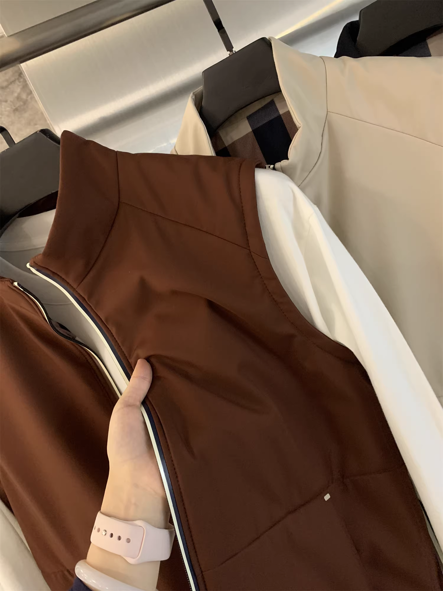 Tác phẩm kiệt tác của Don Quixote! Sợi nhiệt rỗng! Áo khoác có cổ đứng, chống gió và chống thấm nước.