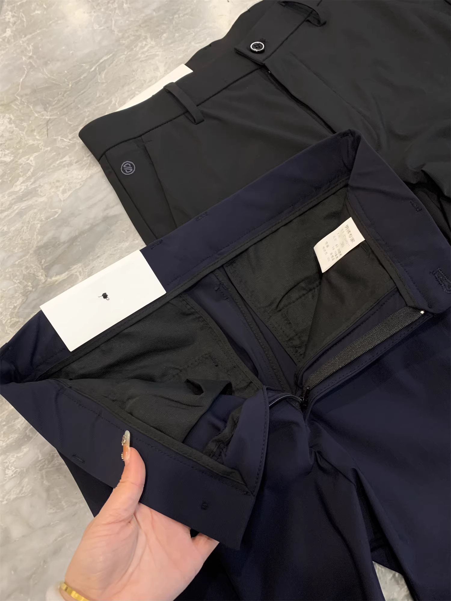 Công nghệ Don Quixote Ice Oxygen Bar! Dòng sản phẩm dành cho doanh nhân nhẹ nhàng! Quần dài dáng thẳng đa năng mùa hè Quần dài mỏng thông thường dành cho nam