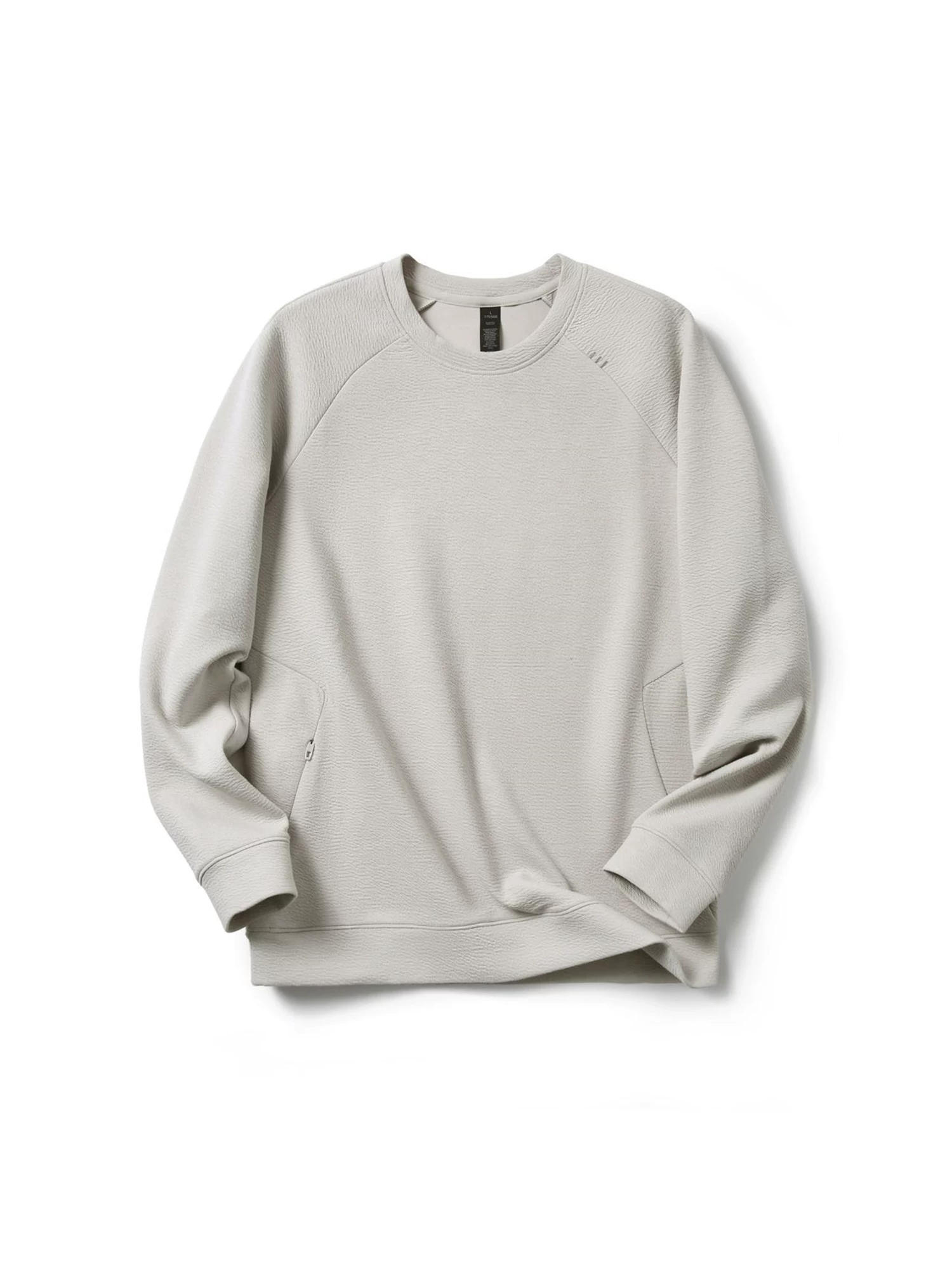 Don Quixote Lemon Series! Vải jacquard dệt kim hai mặt! Xu hướng áo len dài tay raglan dành cho nam mùa xuân và mùa thu.