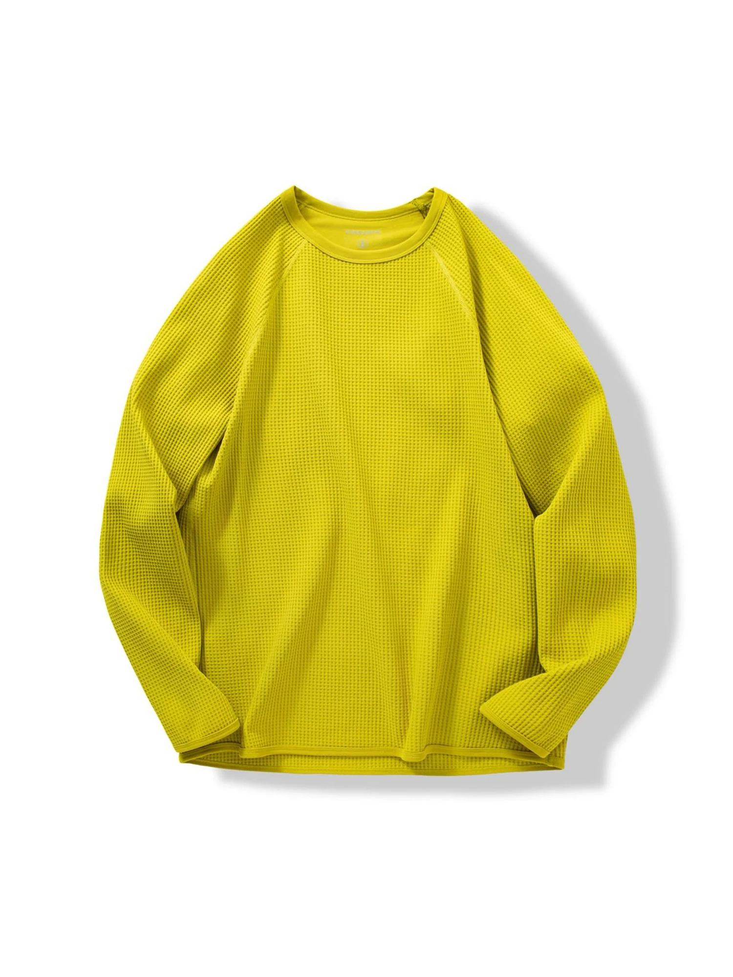 Don Quixote, bậc thầy của sự sành điệu! Chất liệu vải waffle mềm mại và thoải mái! Áo len dài tay kiểu raglan, chất liệu thô mộc, phong cách dã ngoại.