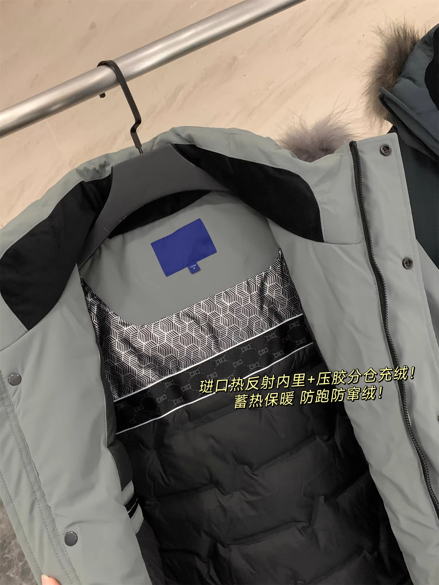 Don Quixote * Giảm giá! 90% lông ngỗng! Cổ áo lông chồn có thể tháo rời! Áo khoác parka giữ ấm mùa đông.