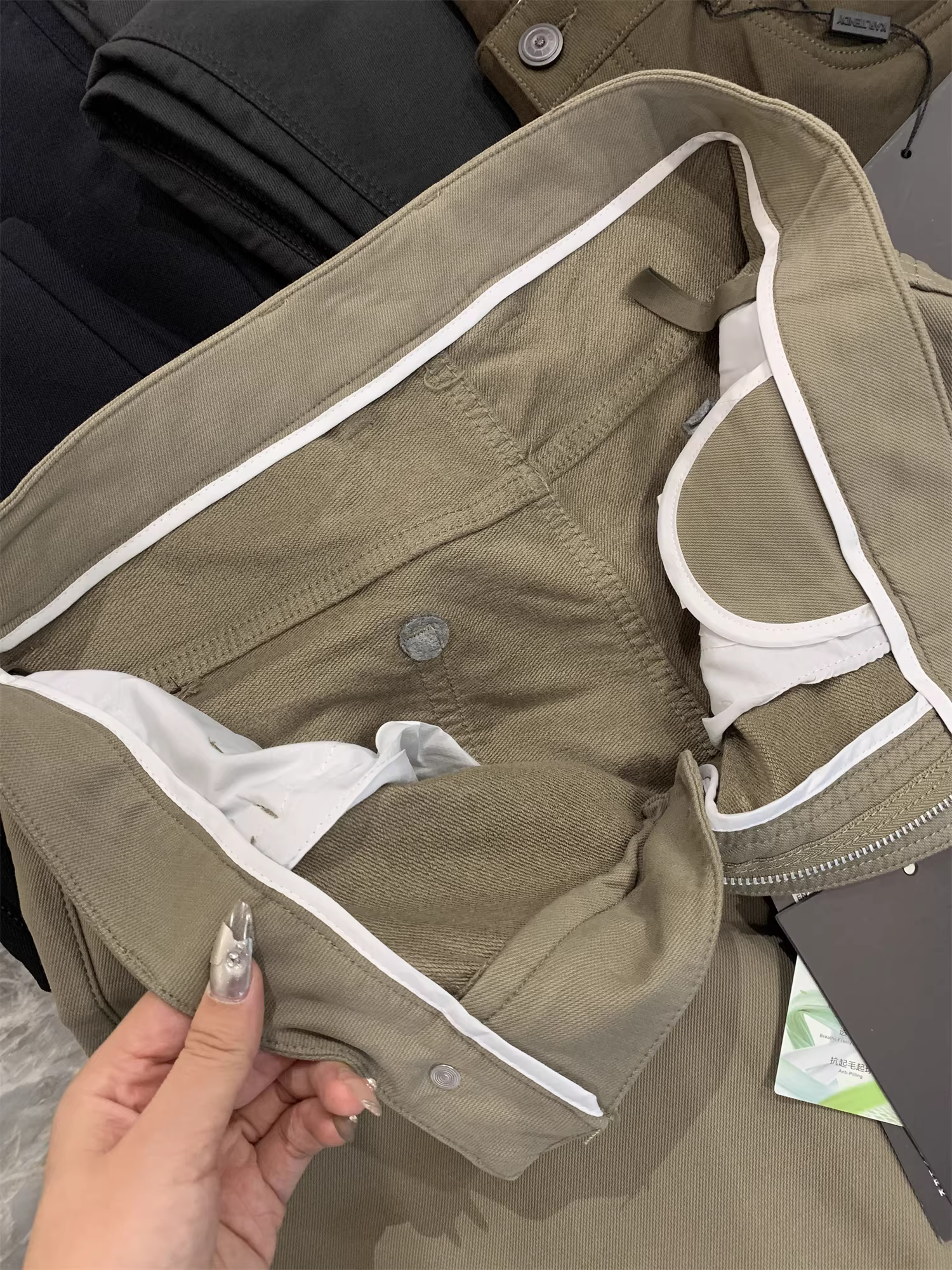 Don Quixote, vua của thiên nhiên! Chất liệu co giãn bốn chiều! Quần âu nam thẳng ống, thoáng khí, thời trang mùa xuân hè.