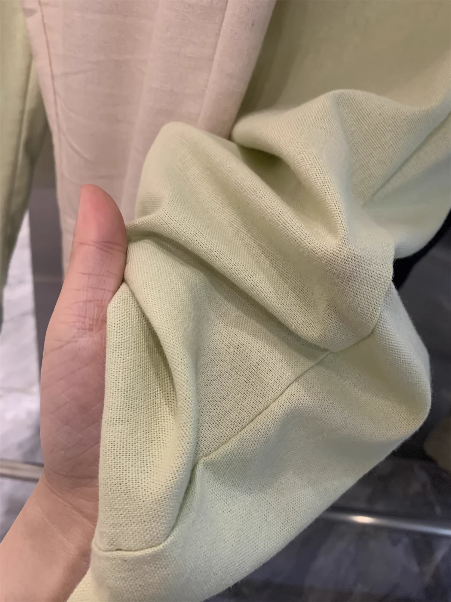 Don Quixote 50% vải lanh + 50% cotton! Quần nam mùa hè thoáng mát, thoáng khí, thân thiện với da, quần ống đứng lưng thun, kiểu dáng thời trang