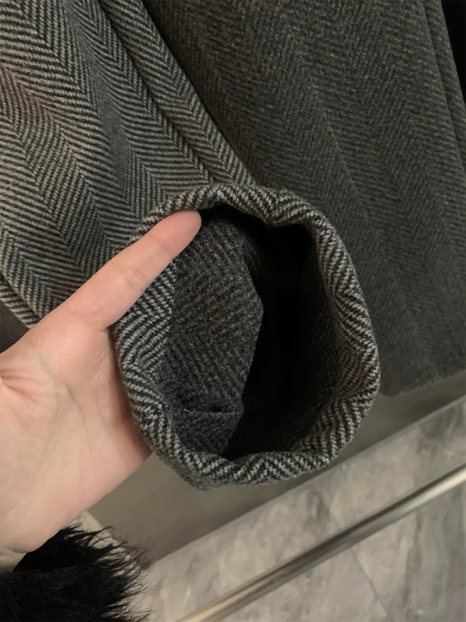 Don Quixote đi mua sắm để đặt hàng! Quần âu nam mùa thu đông, chất liệu nỉ lót lông, dày dặn, ấm áp, dáng thẳng, phong cách thường ngày