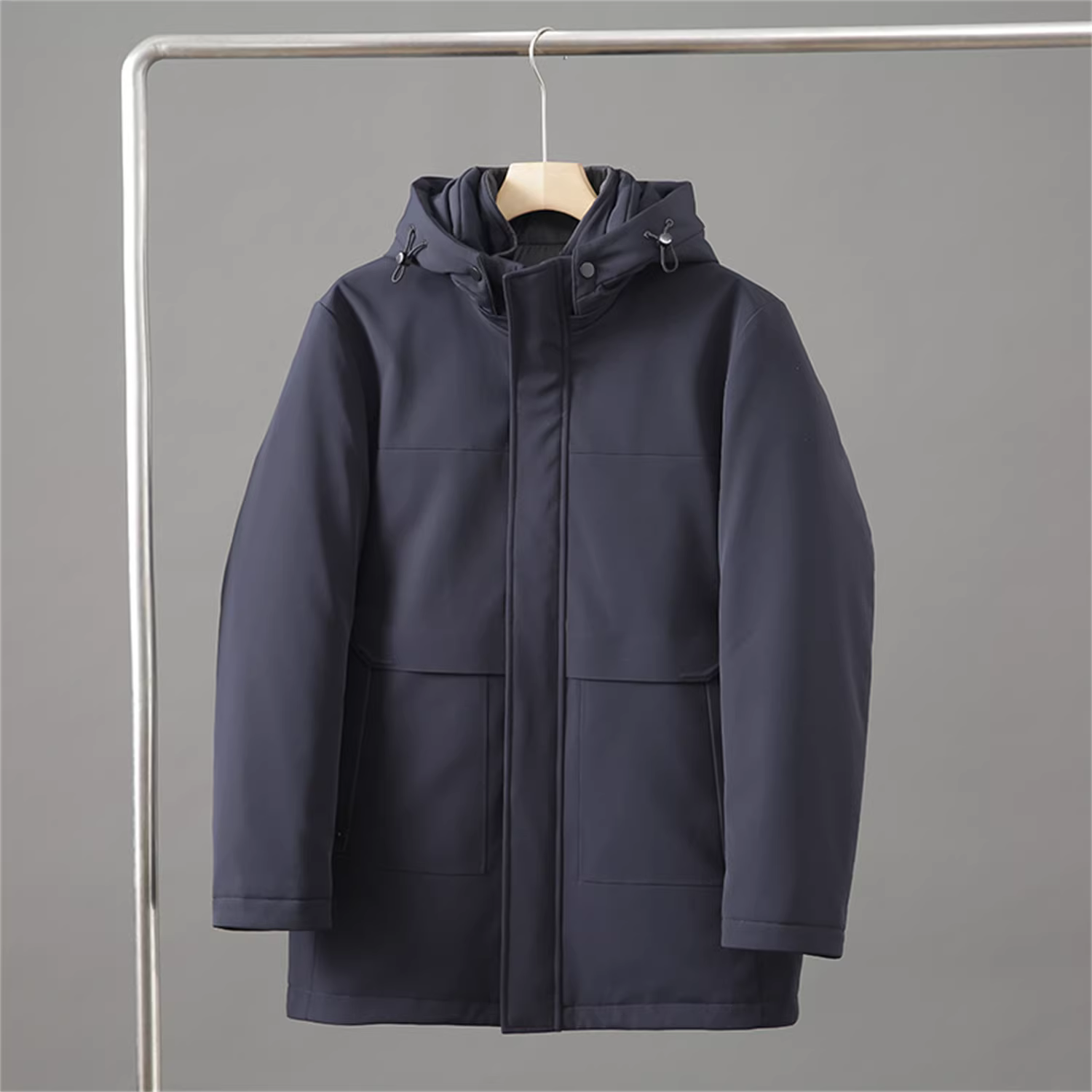 Áo khoác phao nam Don Quixote cao cấp 3 trong 1! Có lớp lót bên trong có thể tháo rời! Áo khoác phao có mũ dành cho mùa đông.