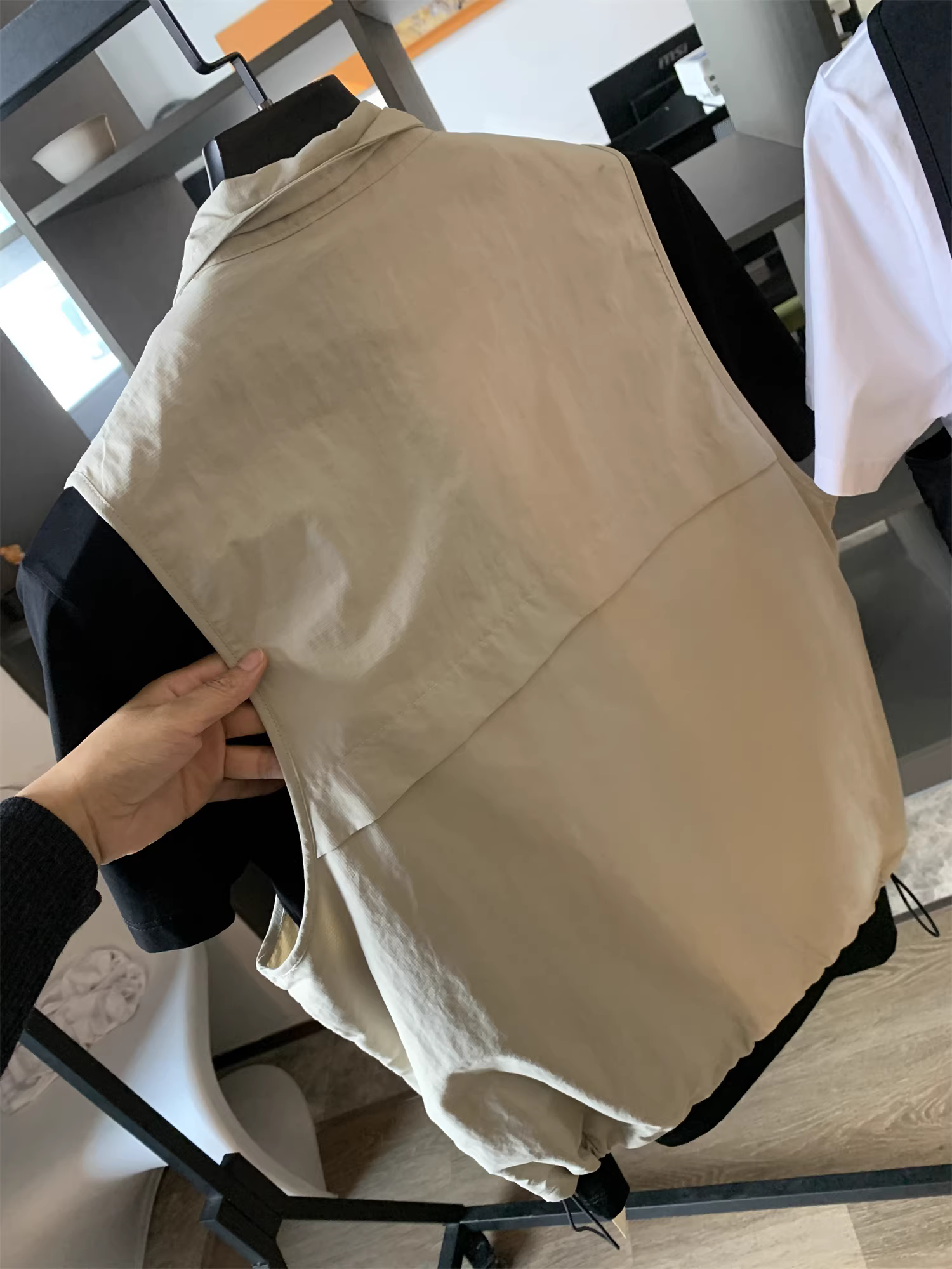 Don Quixote du hành khắp Tây Ban Nha! Tình trạng tuyệt vời! Áo vest làm việc ngoài trời nhiều túi dành cho nam mùa xuân.