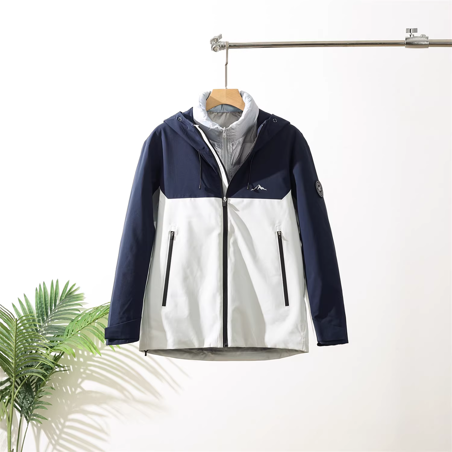 Áo khoác lông vũ Don Quixote 90% lông ngỗng! Ba trong một siêu bền! Áo khoác lót lông vũ có thể tháo rời mùa đông dành cho nam.