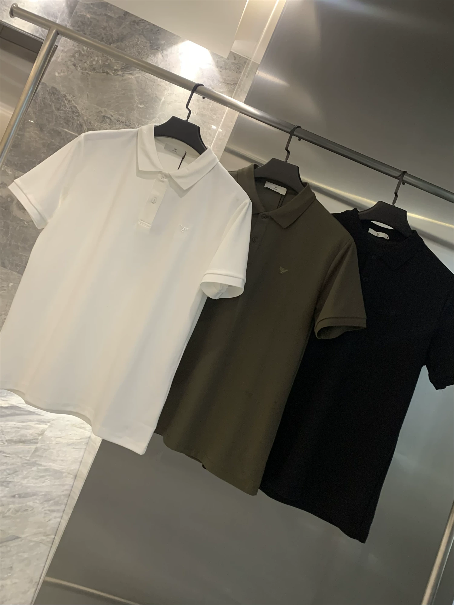 Vải bánh quế dày 240G Don Quixote! Áo thun ngắn tay thoáng khí mát mẻ mùa hè dành cho nam giới Áo sơ mi POLO hợp thời trang