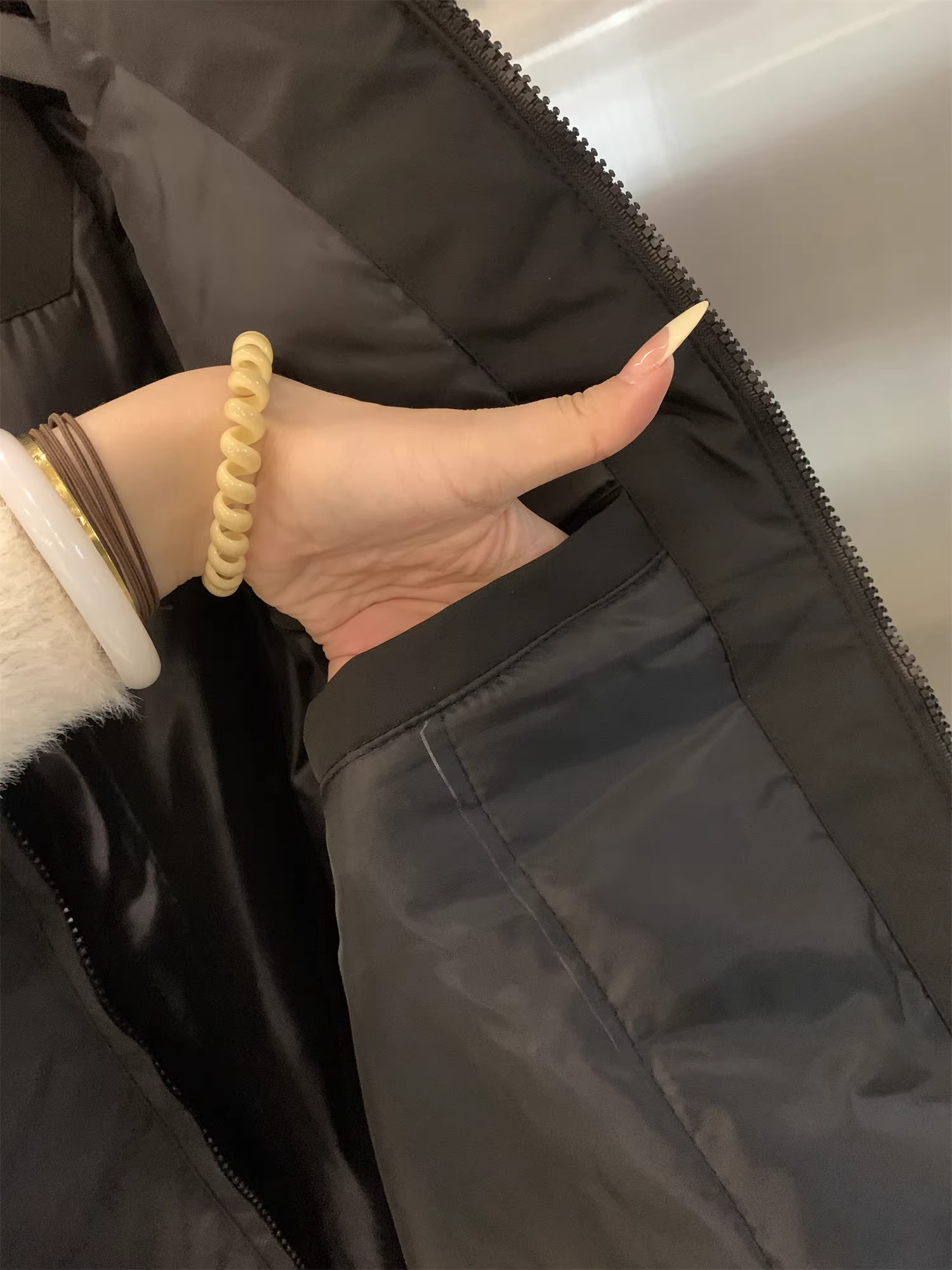 Don Quixote đến Brazil! Nhẹ, dày và ấm áp! Áo khoác cotton có cổ chống gió dành cho nam mùa thu đông