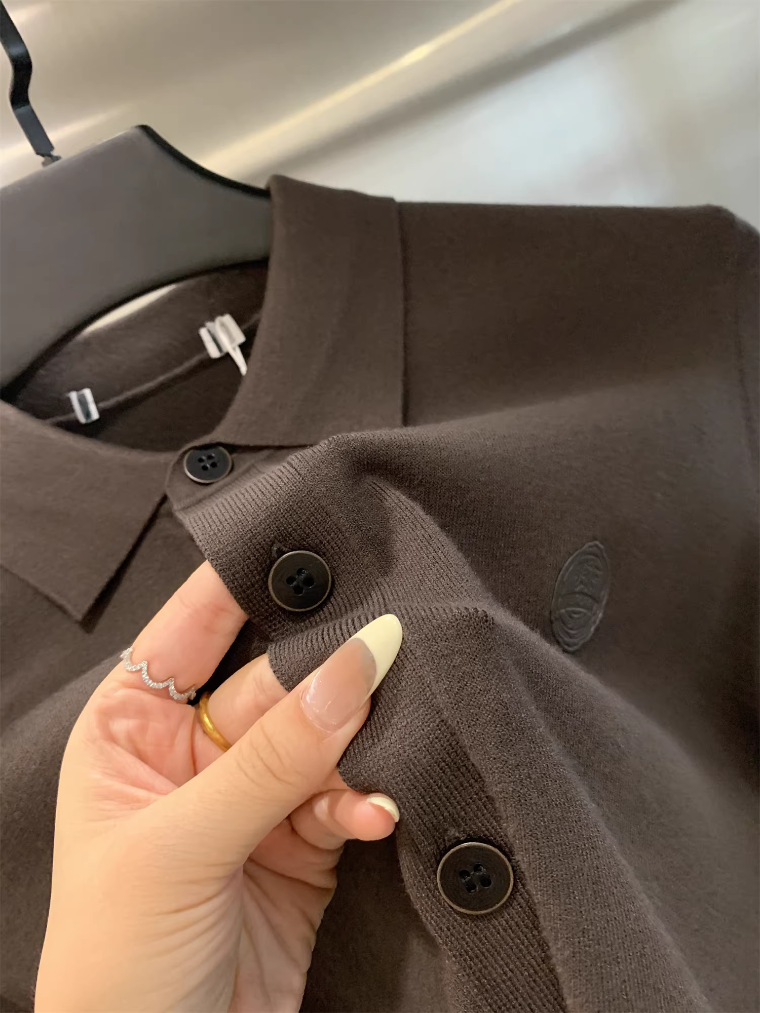 Don Quixote Chất liệu len cao cấp! Áo len dệt kim có cổ đa năng mềm mại tinh tế dành cho nam mùa thu mới