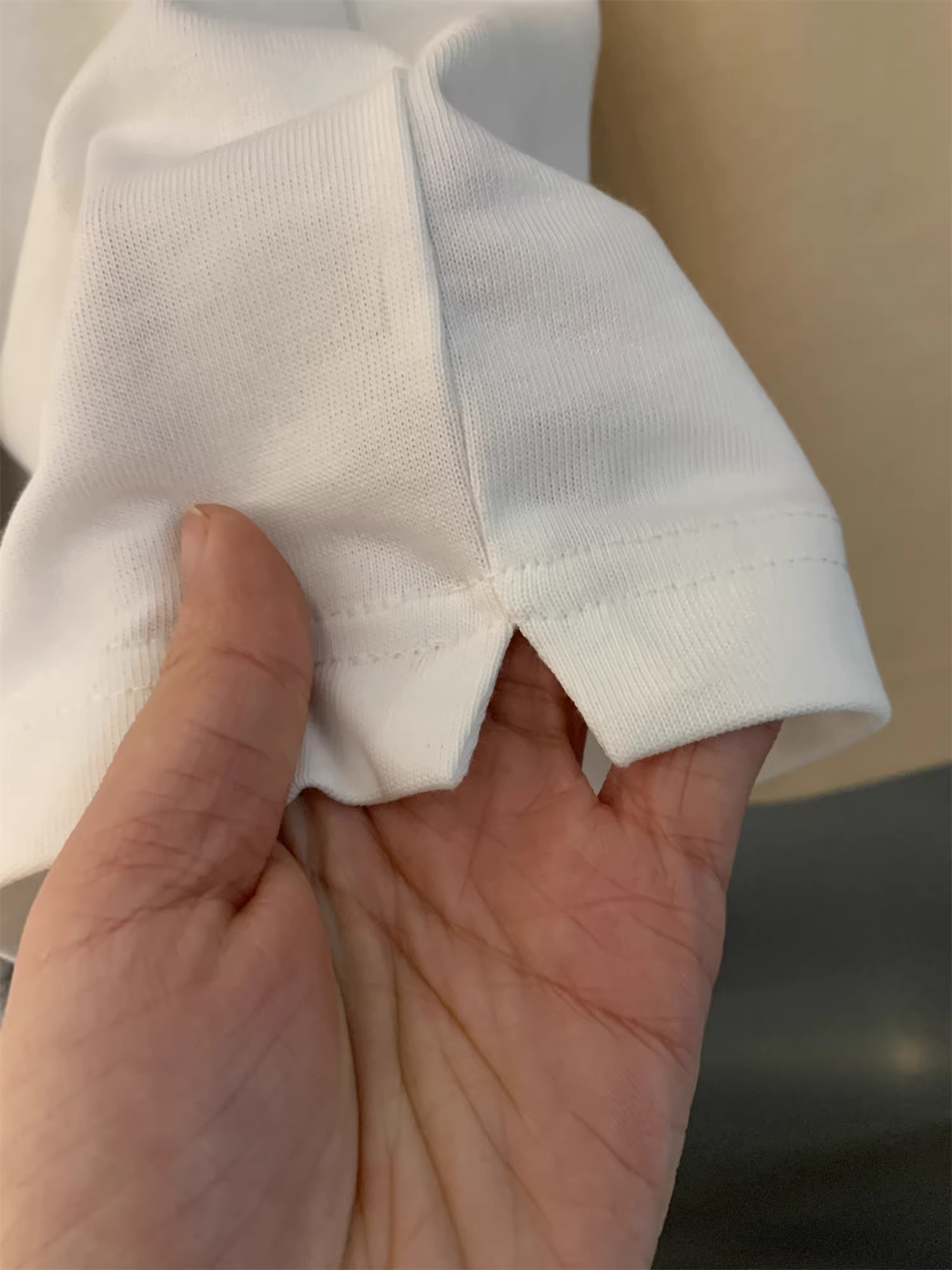 Don Quixote chất liệu cotton Xinjiang chải kỹ nặng 300g! Áo thun nam mùa hè màu trơn cổ tròn có túi tay ngắn hợp thời trang