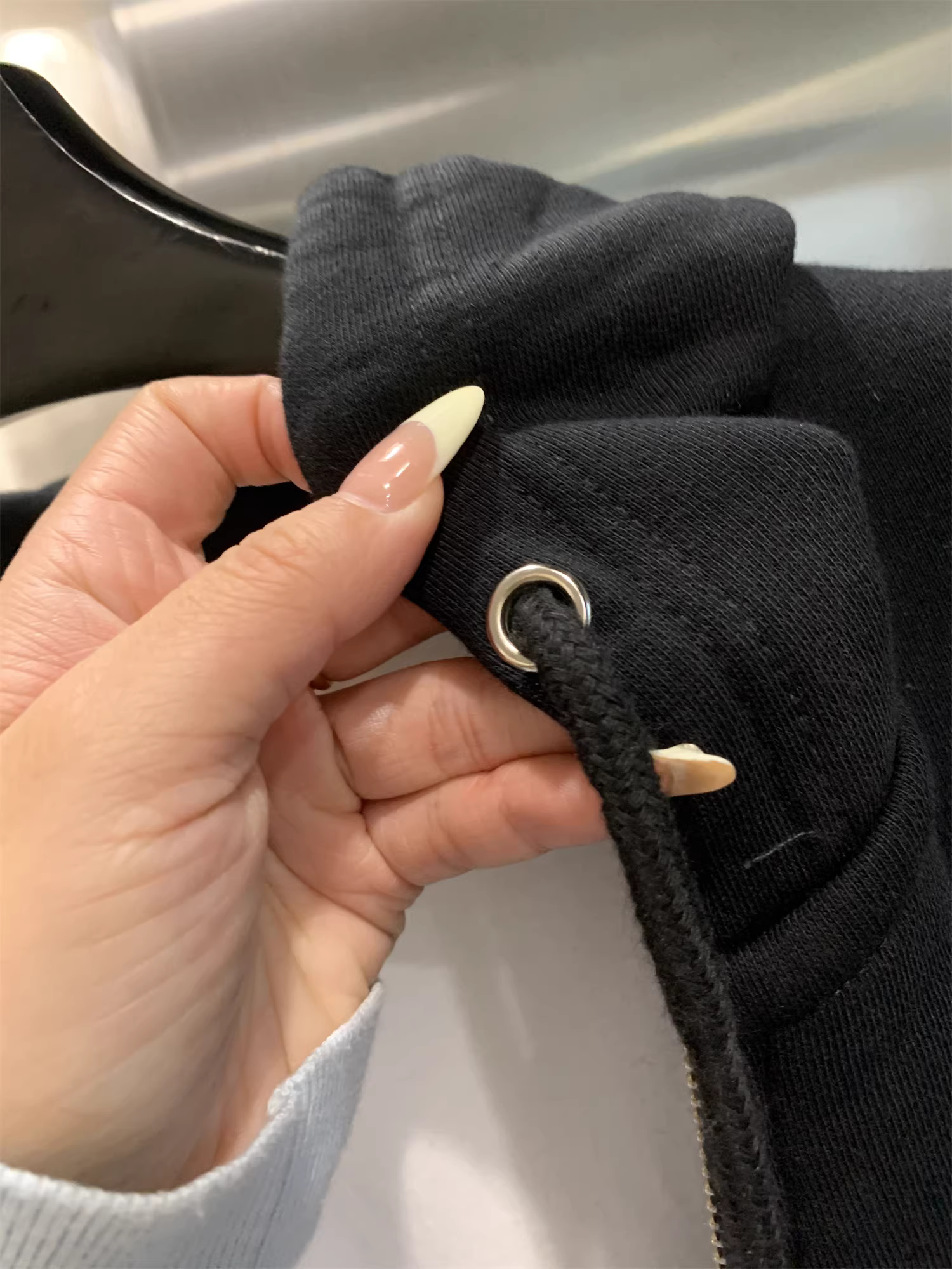 Don Quixote, phong cách Mỹ cổ điển! Lót lông cừu giữ ấm! Áo khoác cardigan có mũ trùm đầu màu trơn thời trang cho nam mùa thu đông.