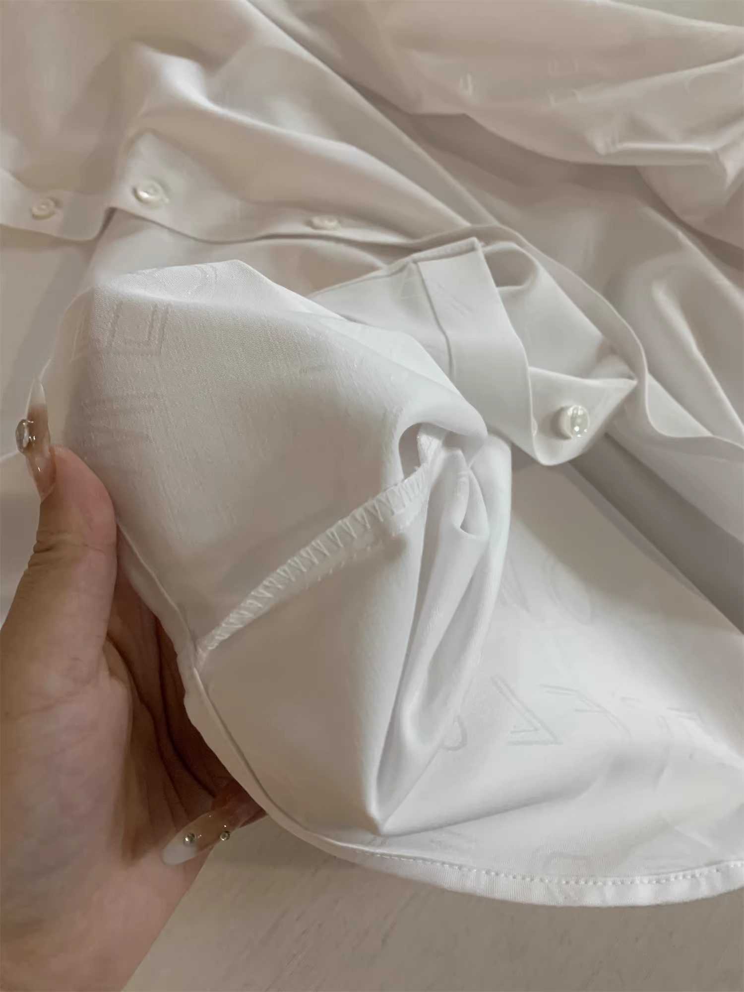 Giảm giá Don Quixote! Chất liệu sợi tái chế! Áo sơ mi dài tay công sở mùa thu dành cho nam.