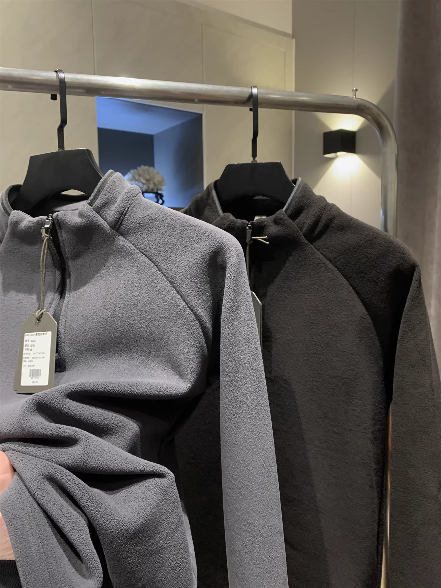 Don Quixote UK 99 euro! Áo lông cừu hai mặt 640g nhập khẩu! Áo len cổ đứng mùa đông dành cho nam