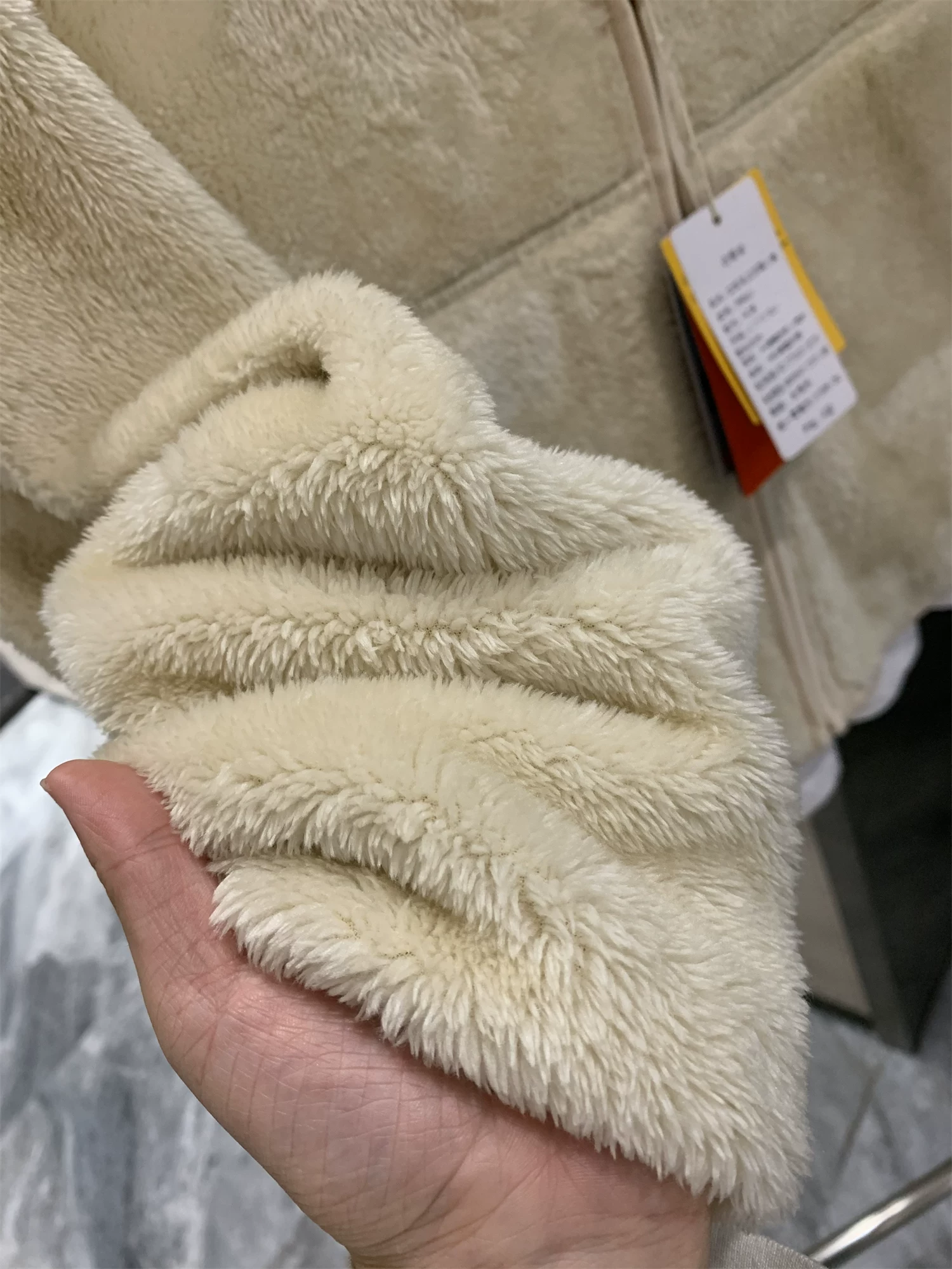 Don Quixote Lò nhỏ chịu được độ lạnh! Có thể đảo ngược! Lông cừu biển dày! Áo khoác lông cừu hai mặt ấm áp mùa thu đông